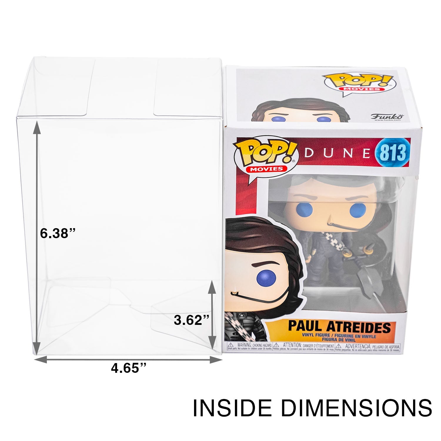 Platinum Protectors for Funko Pop! 4" Inch Vinyl Figures (.50mm)