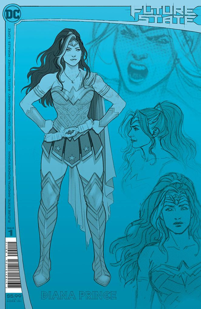Future State Immortal Wonder Woman #1 (Of 2) 2nd Print Design Diana Prince Variant (02/17/2021) Dc
