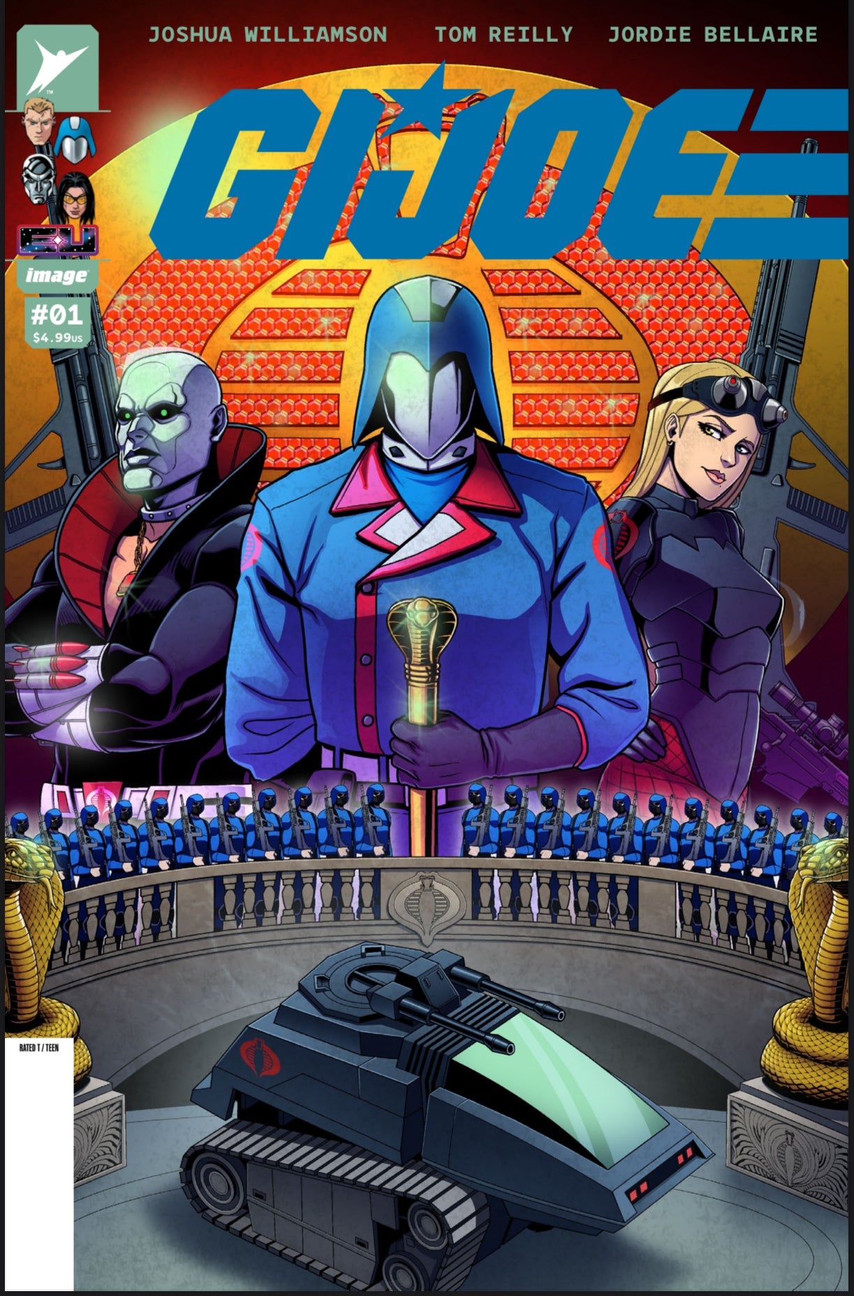 G.I Joe #1 Afshari Comics Exclusive Javan Jordan Foil Variant