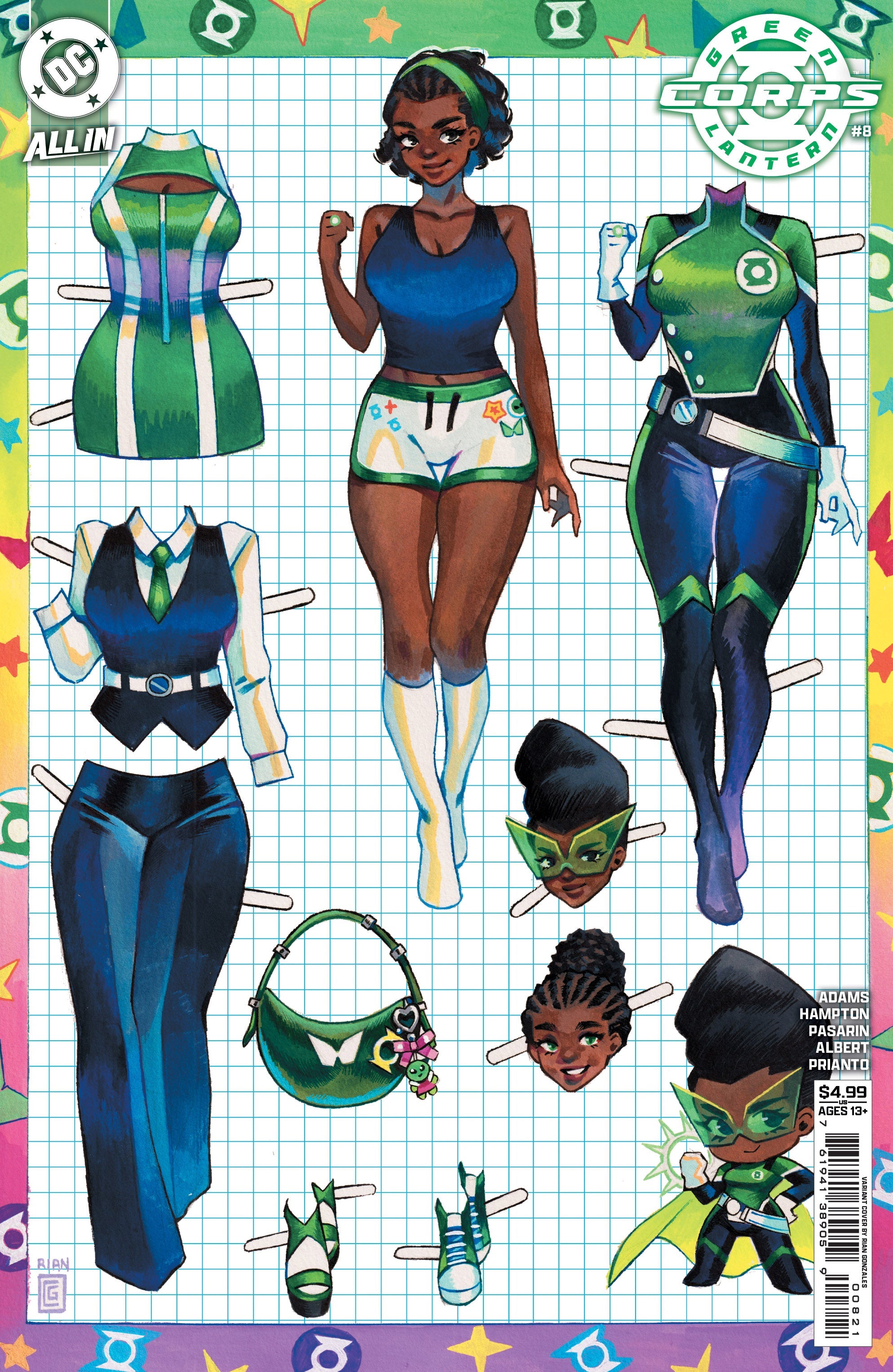 Green Lantern Corps #8 B Rian Gonzales Variant (Starbreaker Supremacy) (09/10/2025) Dc