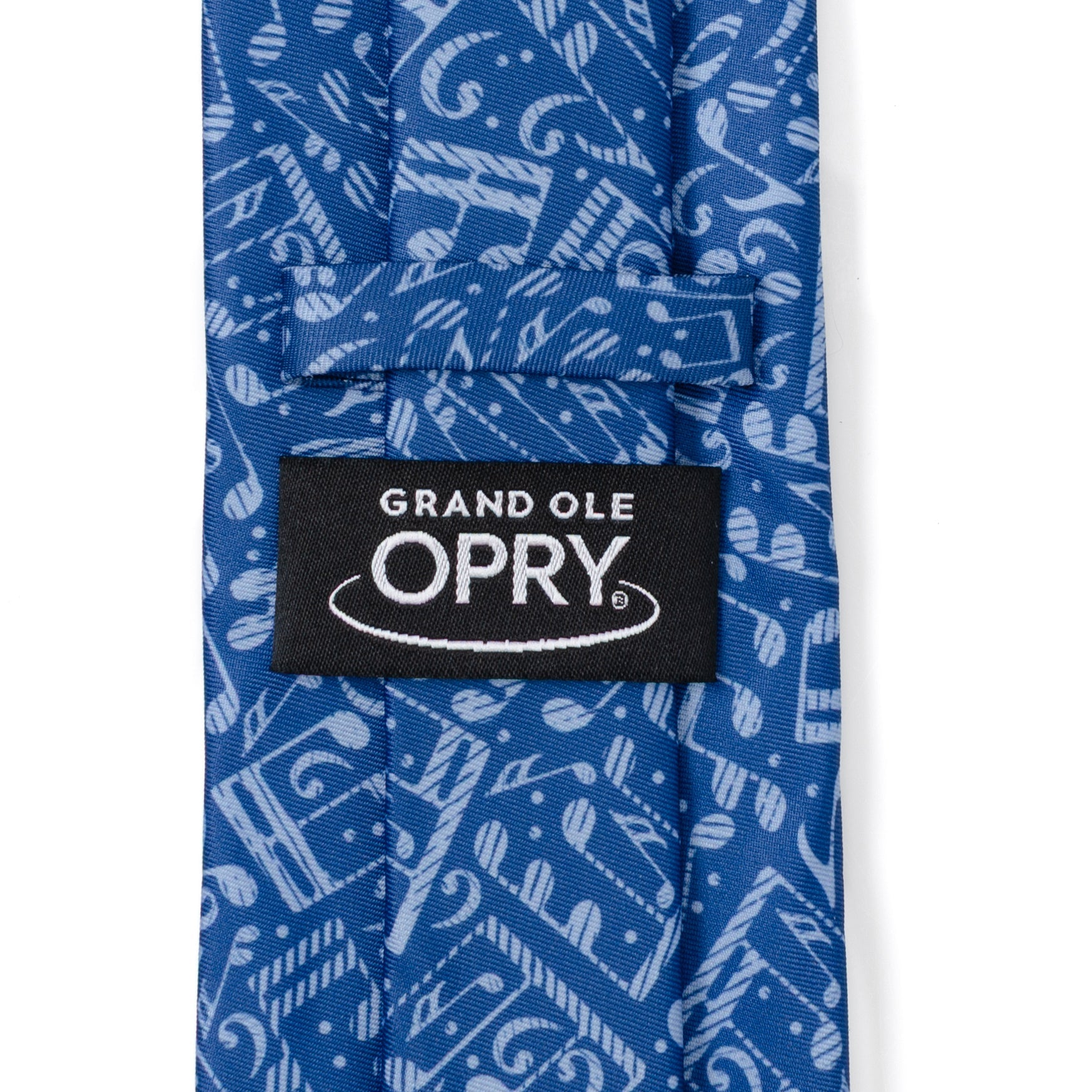 Grand Ole Opry Musical Blue Men's Tie