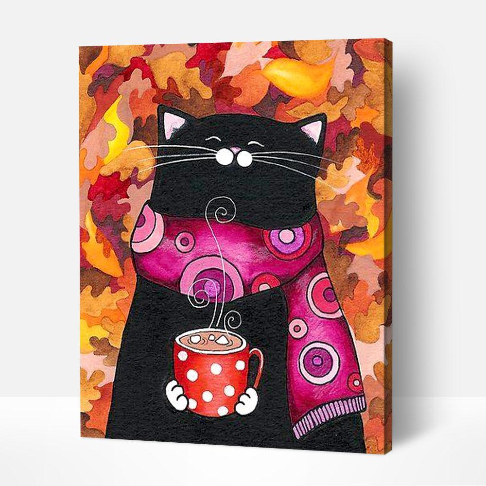 Cat with Marshmallows