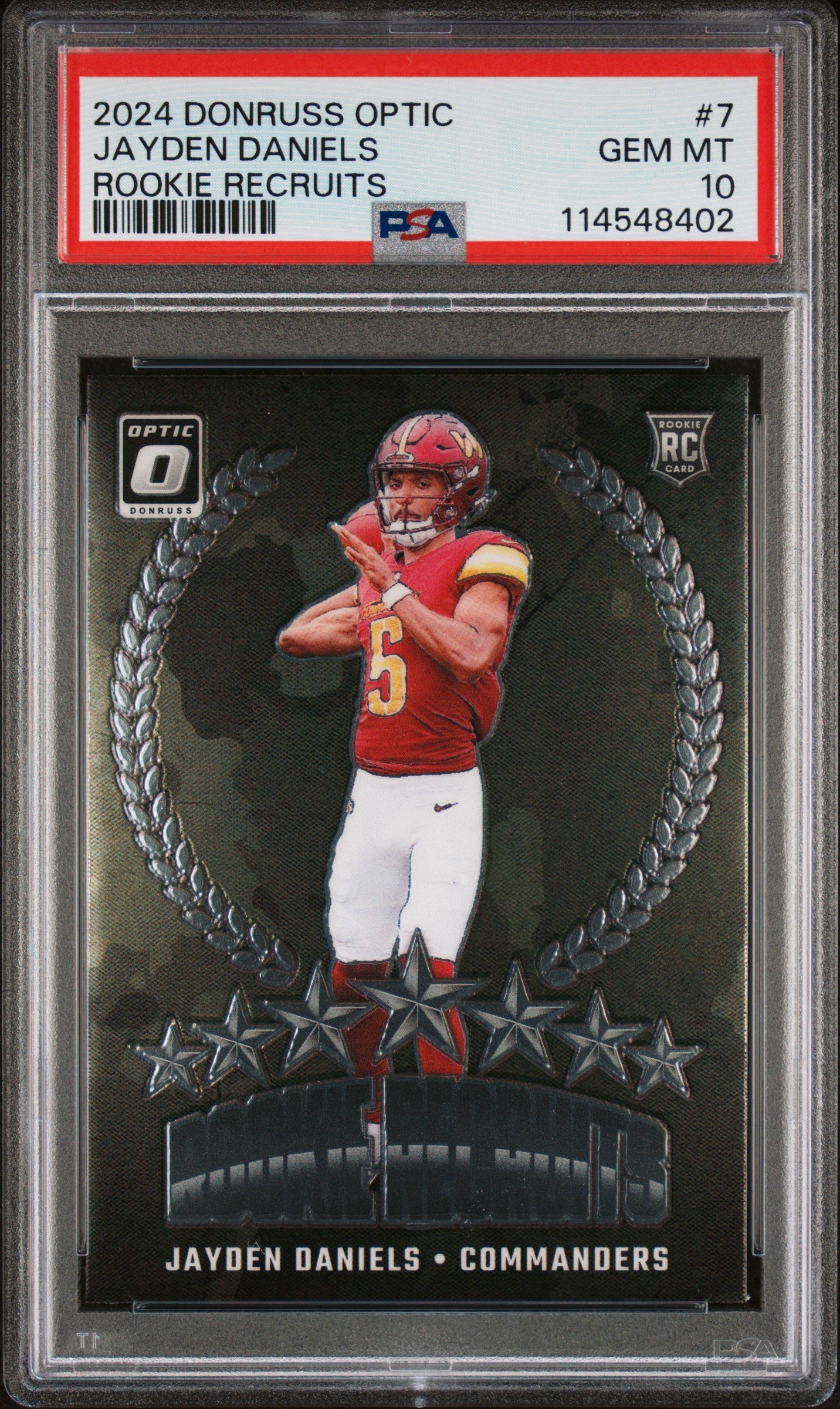 graded jayden daniels rookie cards 2024 Panini Donruss Optic #7 Recruits Roo Topps Now PSA 10 Cards:1/105 Dark Ampharos Are my old Yu-Gi-Oh! MTG Cards