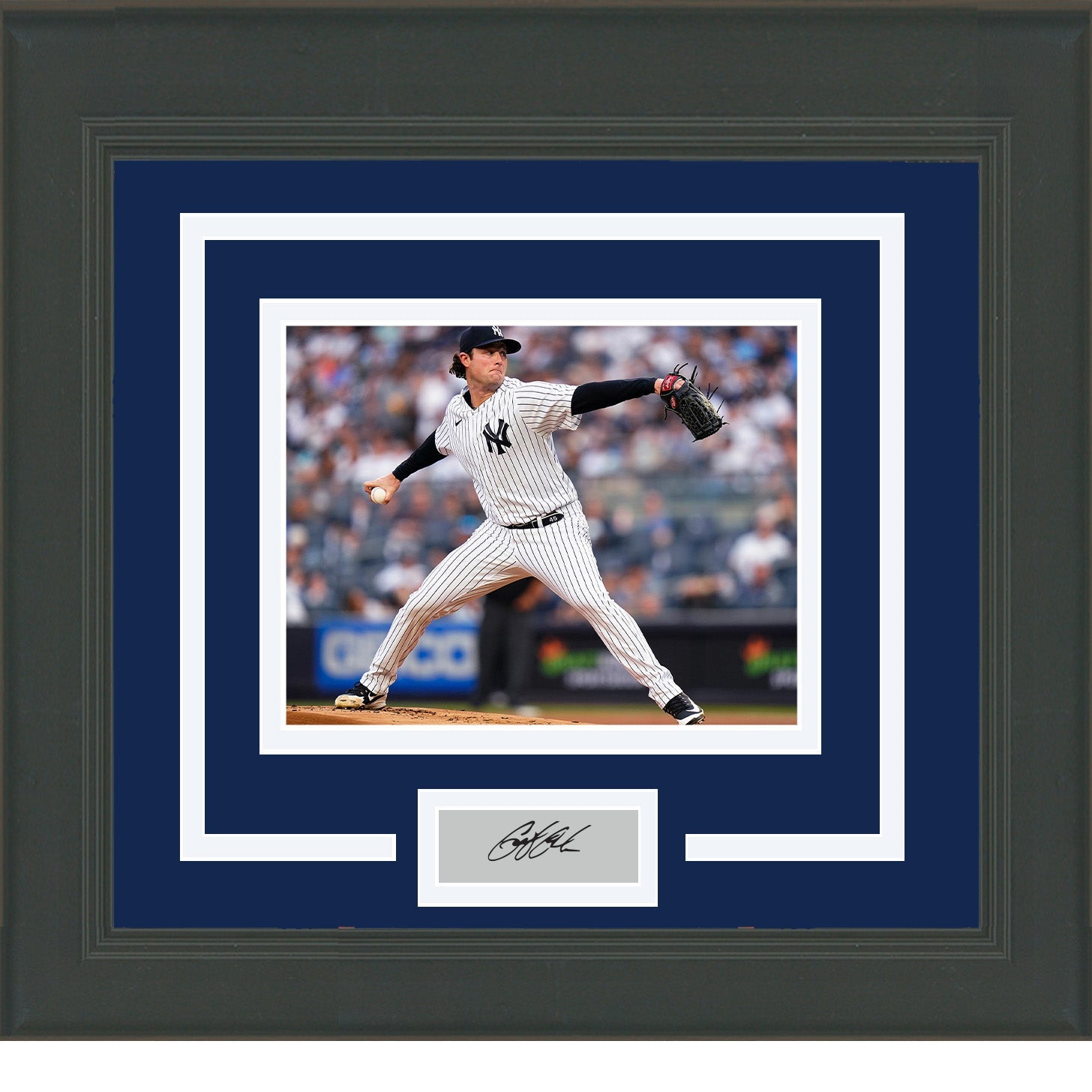 Framed Gerrit Cole Facsimile Laser Engraved Signature Auto New York Yankees 11x14 Baseball Photo