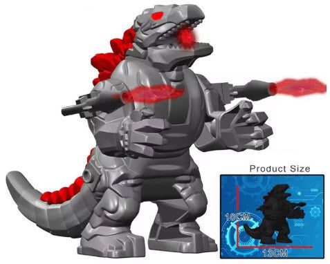 Custom Atomic Dragon Mech Warrior Minifigure | Monster Battle Robot