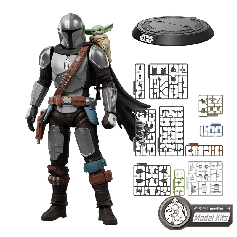 Star Wars: The Mandalorian & Grogu™ Champion Class 05 Din Djarin™ & Grogu™ Model Kits | Blokees
