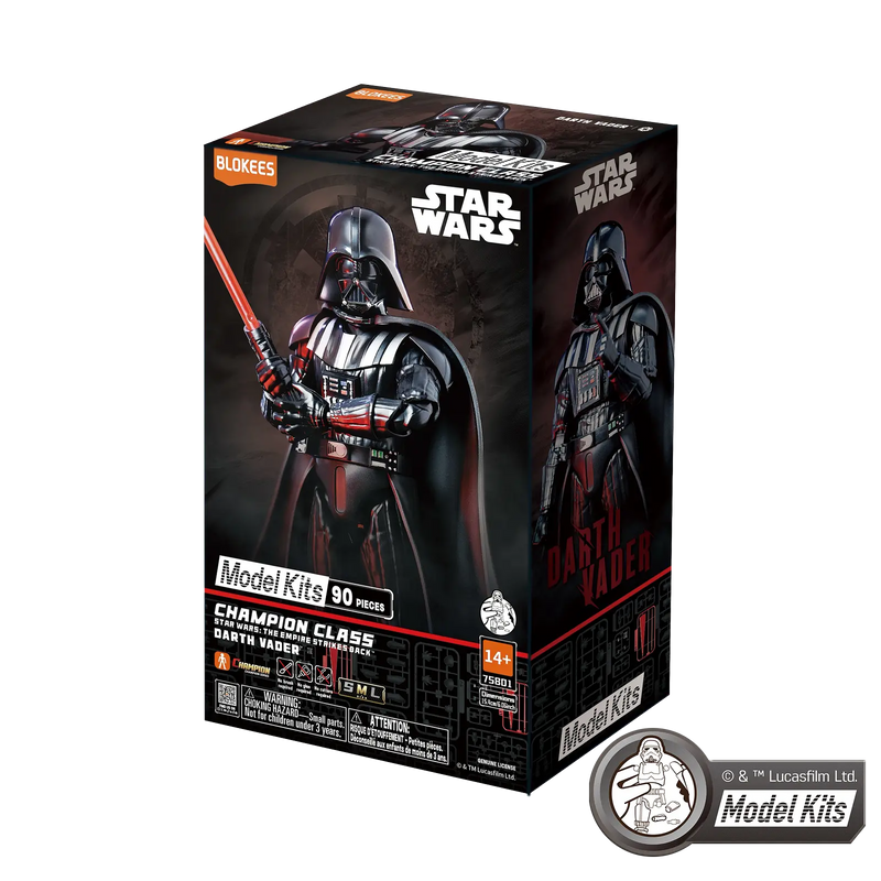 Star Wars: The Empire Strikes Back™ Champion Class 01 Darth Vader Model Kits | Blokees