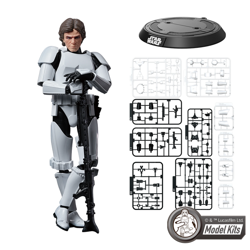 Star Wars: A New Hope™ Champion Class 03 HAN SOLO Stormtrooper Disguise Version Model Kits | Blokees