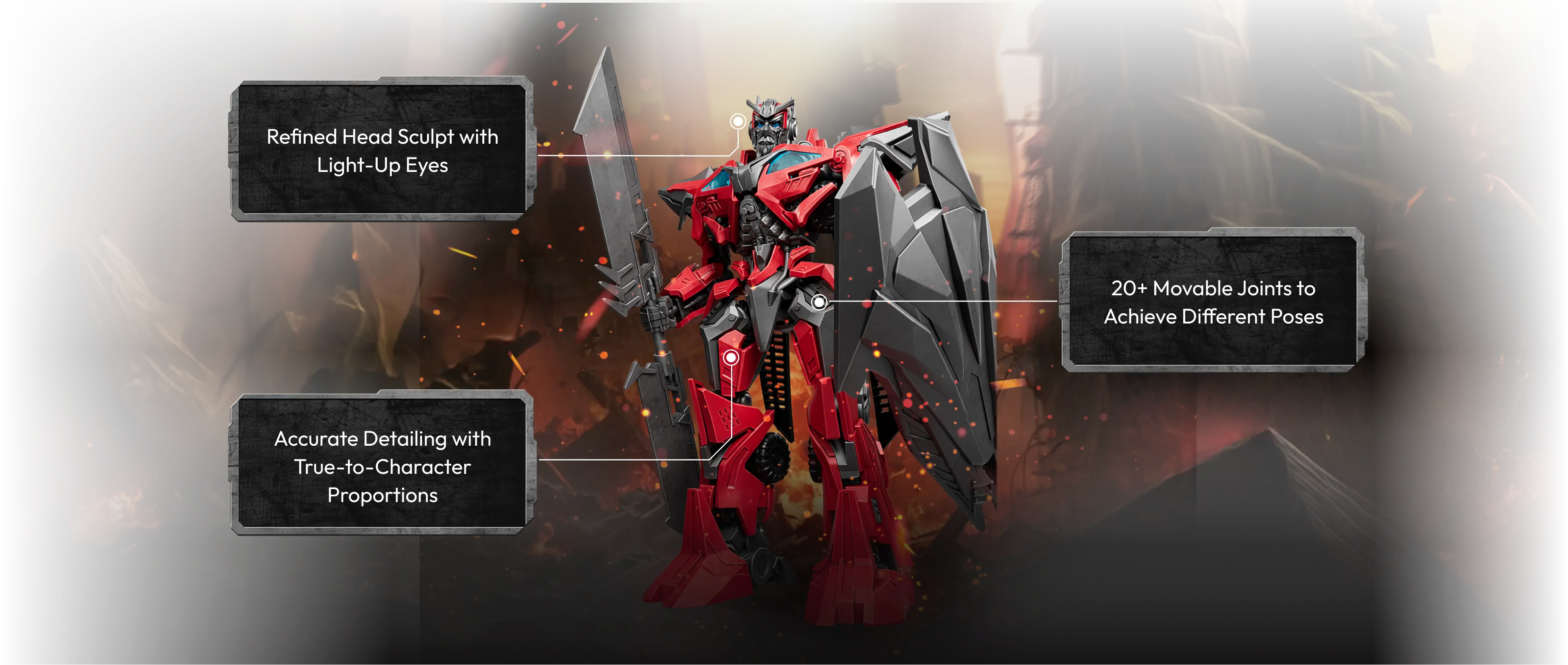 Blokees SENTINEL PRIME Transformers Dark of the Moon Classics Class 24