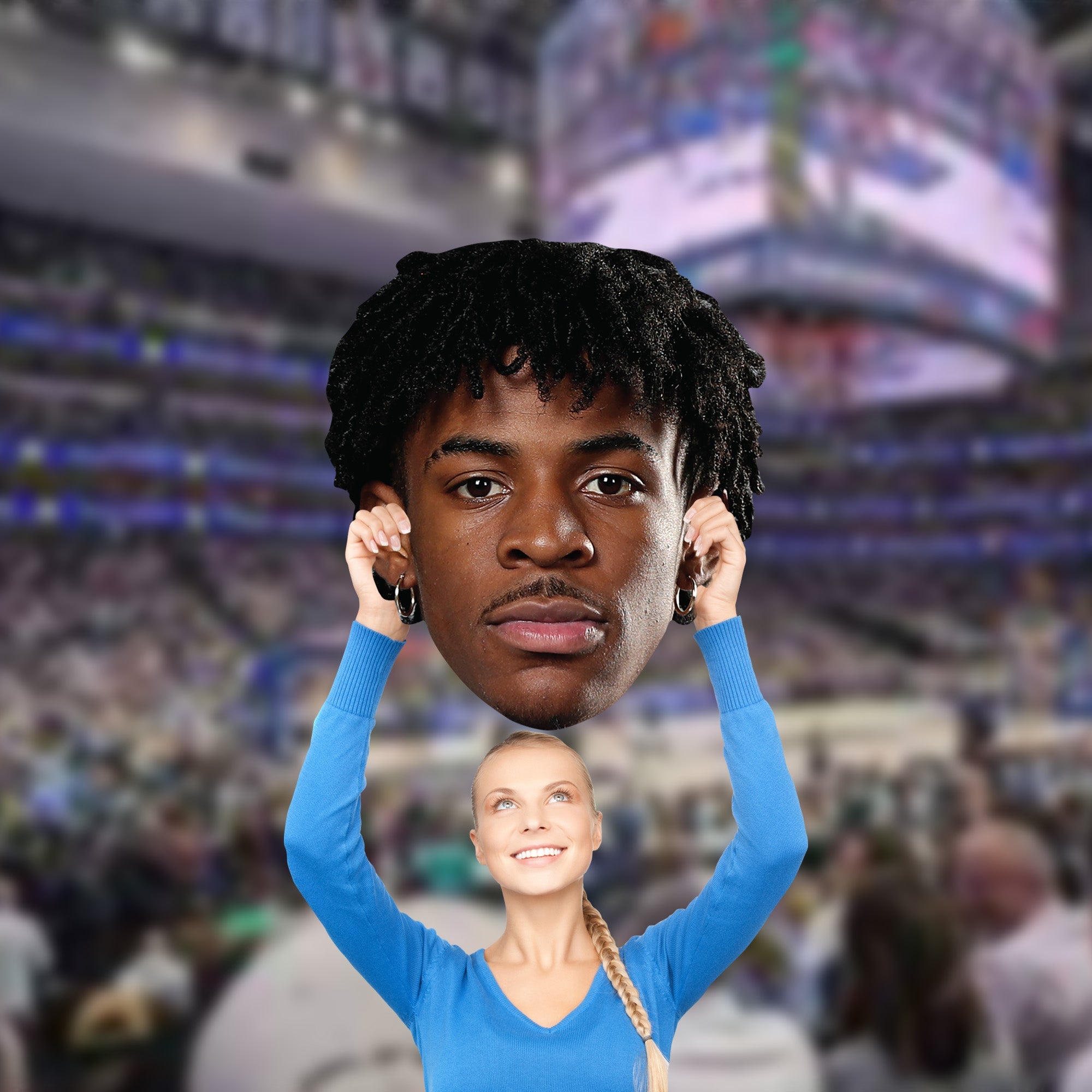 Ja Morant - Big Head - Official NBA - Memphis Grizzlies - Foam Core Cutout