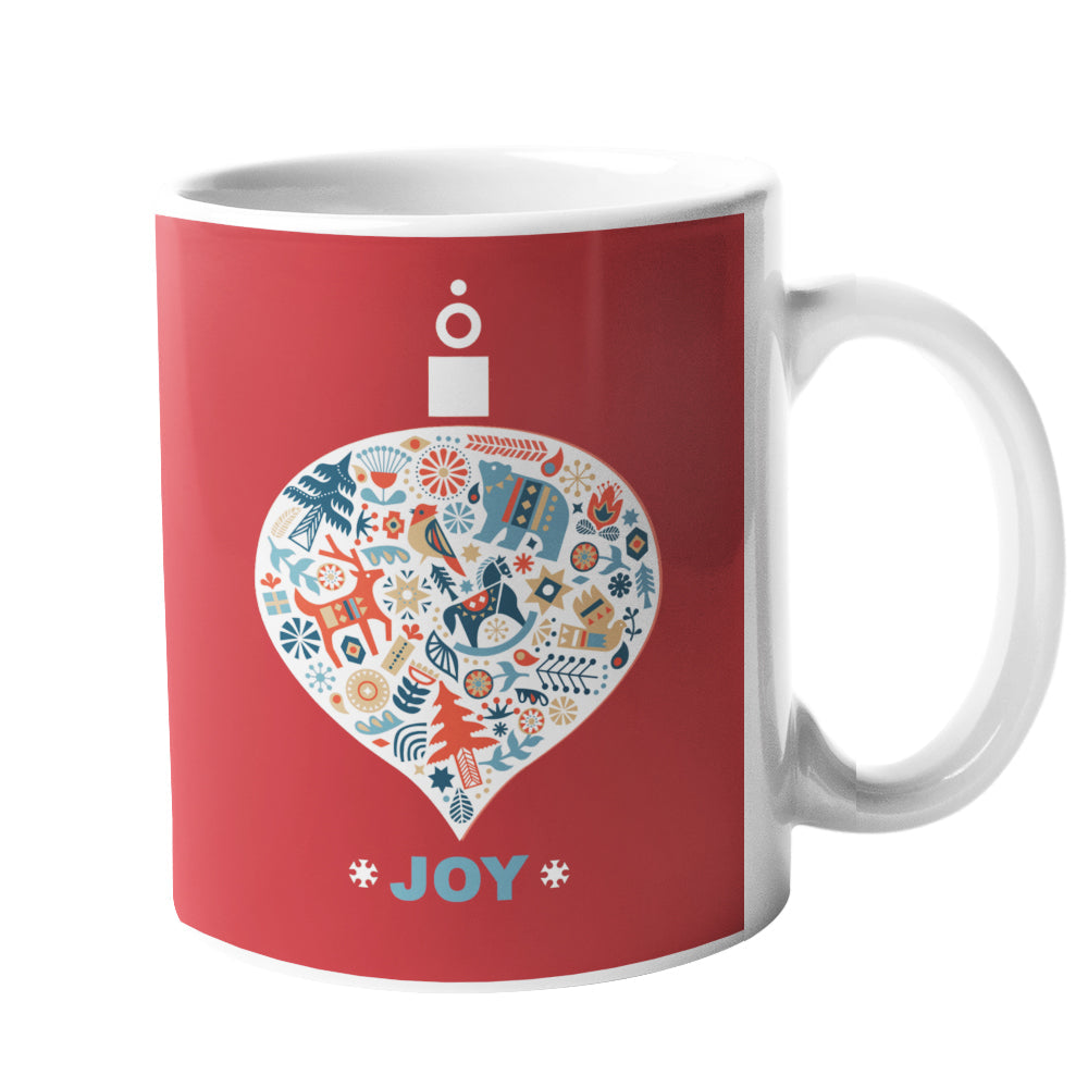 Joy, Love, Peace Holiday 3 Coffee Tea Mug Set