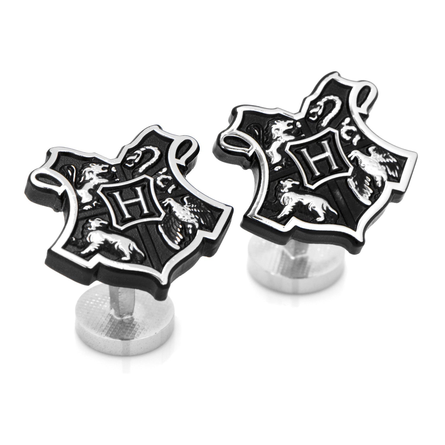 Harry Potter Hogwarts 3D Crest Cufflinks