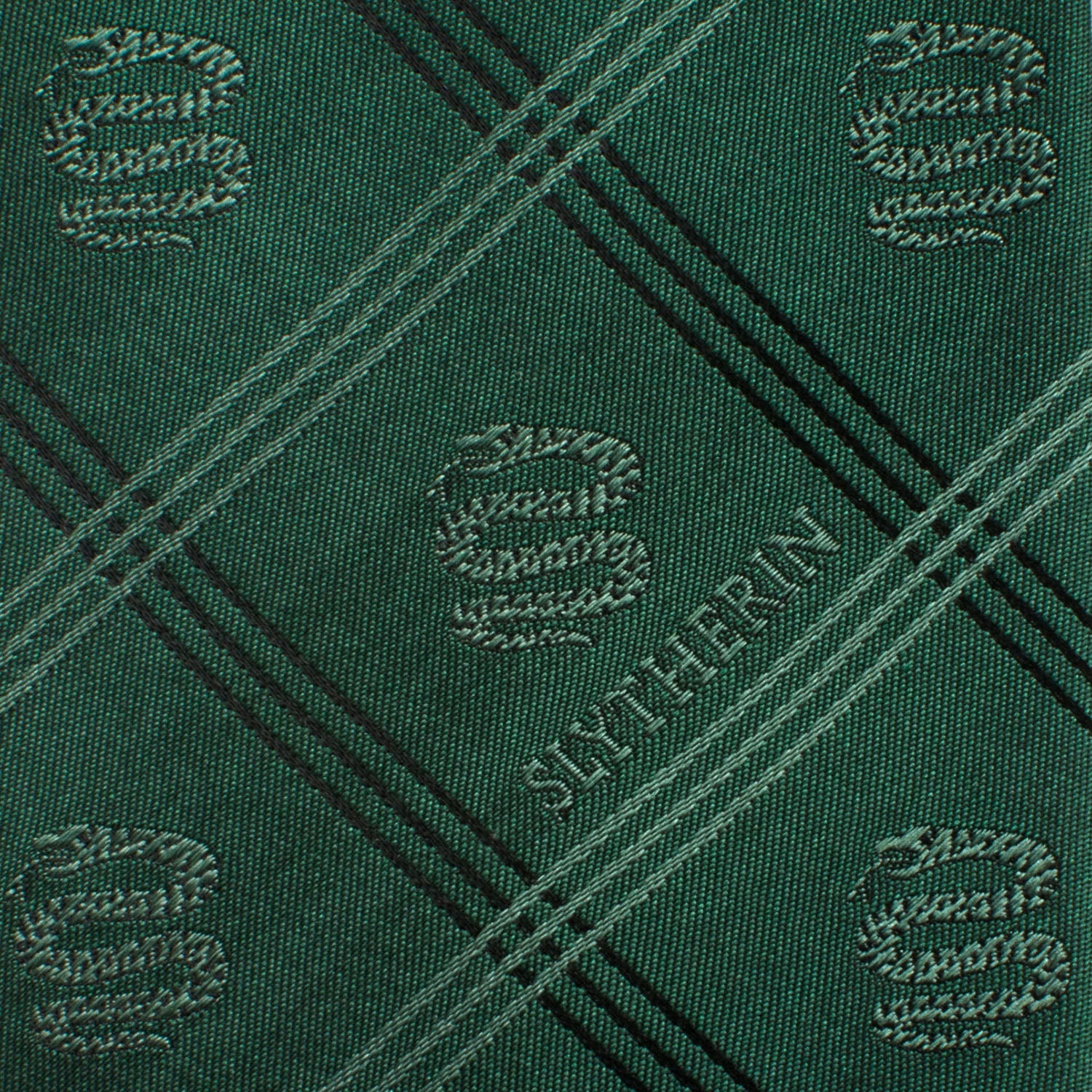 Harry Potter Slytherin Plaid Tie