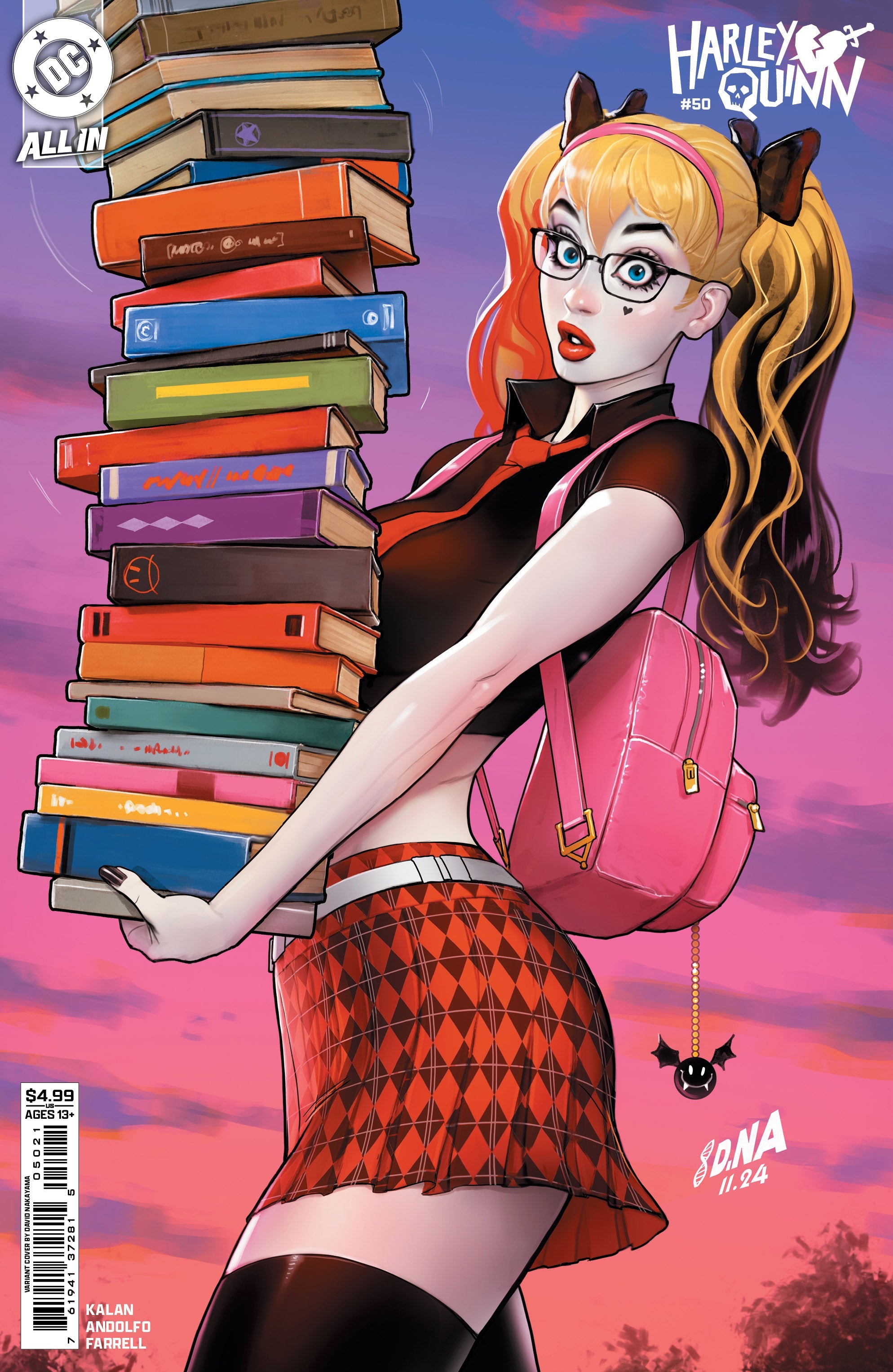 Harley Quinn #50 B David Nakayama Variant (04/23/2025) Dc
