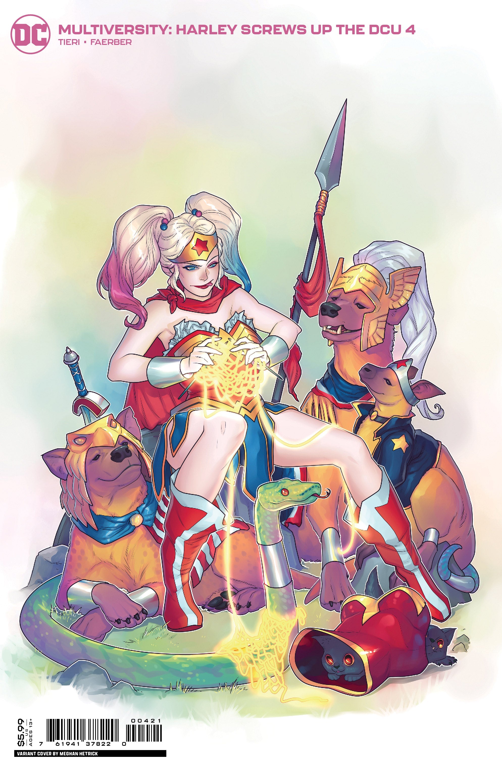 Multiversity Harley Screws Up The Dcu #4 (Of 6) B Meghan Hetrick Card Stock GGA Variant (06/13/2023) Dc