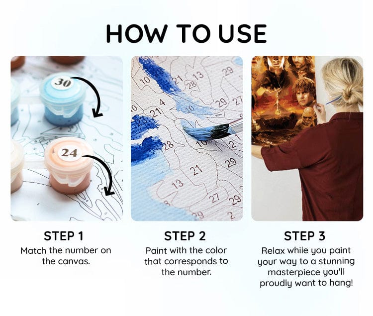 The Lord of the Rings - Paint By Numbers Kit