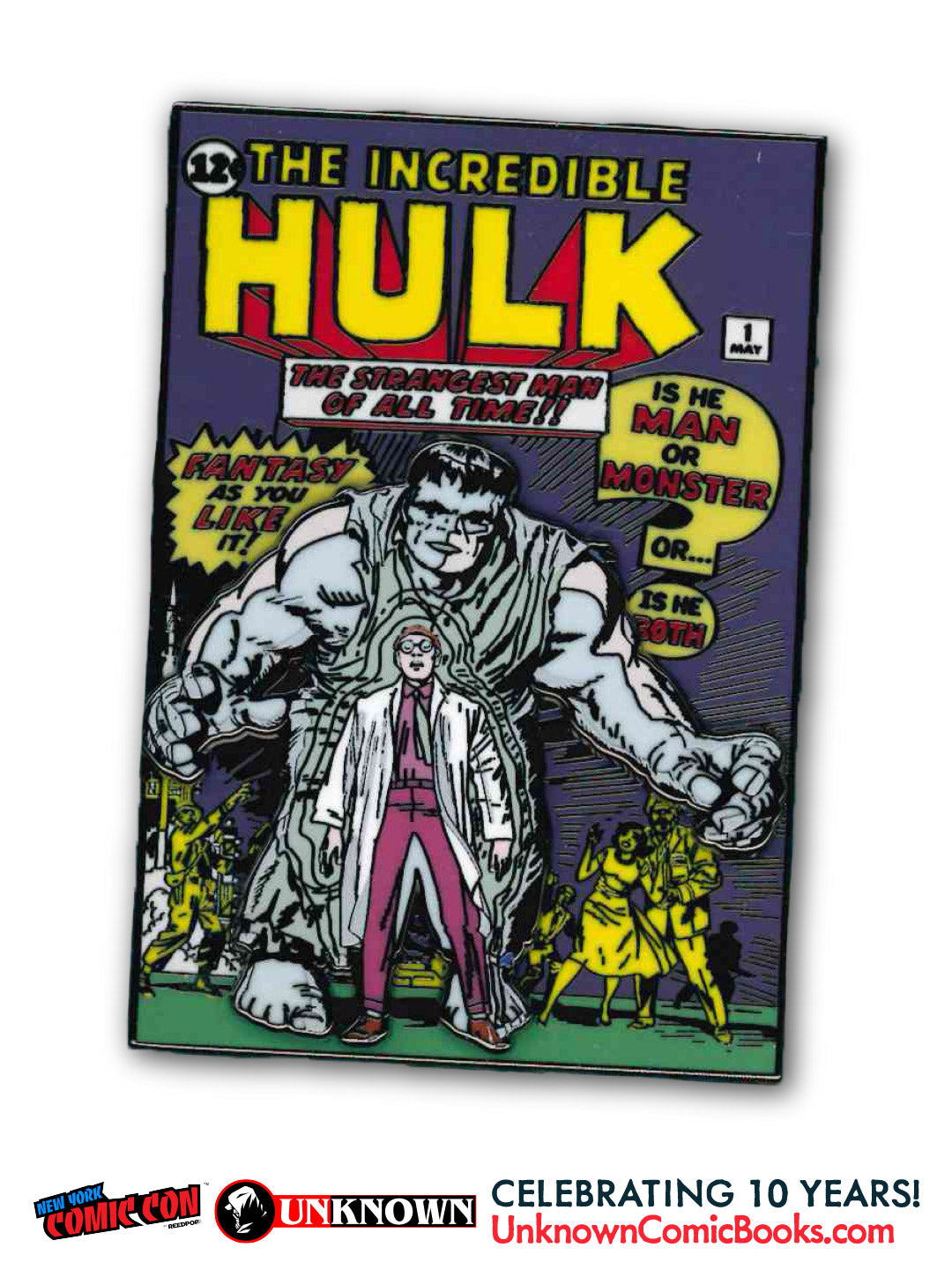 Hulk #1 3" Enamel Pin NYCC 2026 | Unknown Comics Exclusive (10/28/2026)