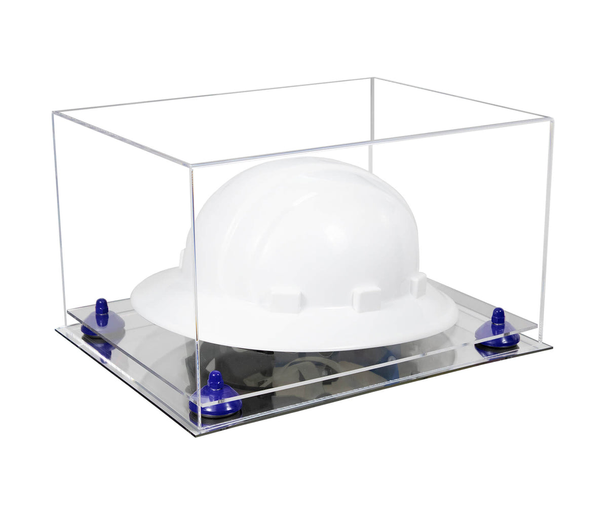 Clear Acrylic Large Helmet - Large Safety Helmet Display Case - Clear (A082/V13)