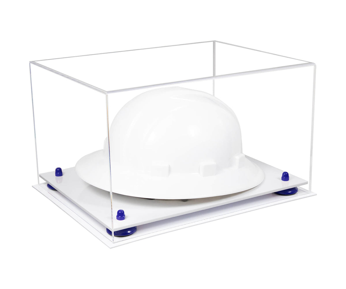 Clear Acrylic Large Helmet - Large Safety Helmet Display Case - Clear (A082/V13)