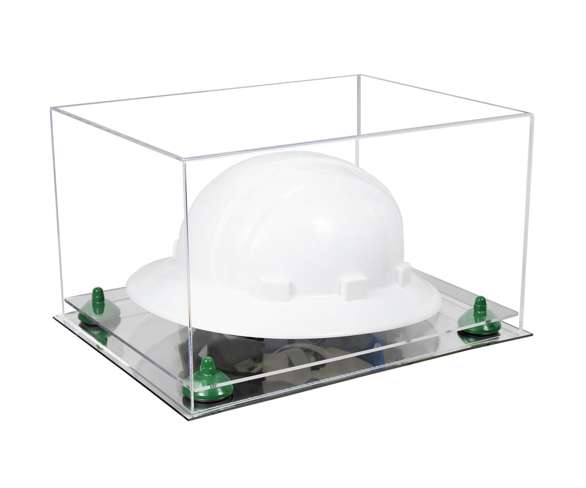Clear Acrylic Large Helmet - Large Safety Helmet Display Case - Clear (A082/V13)