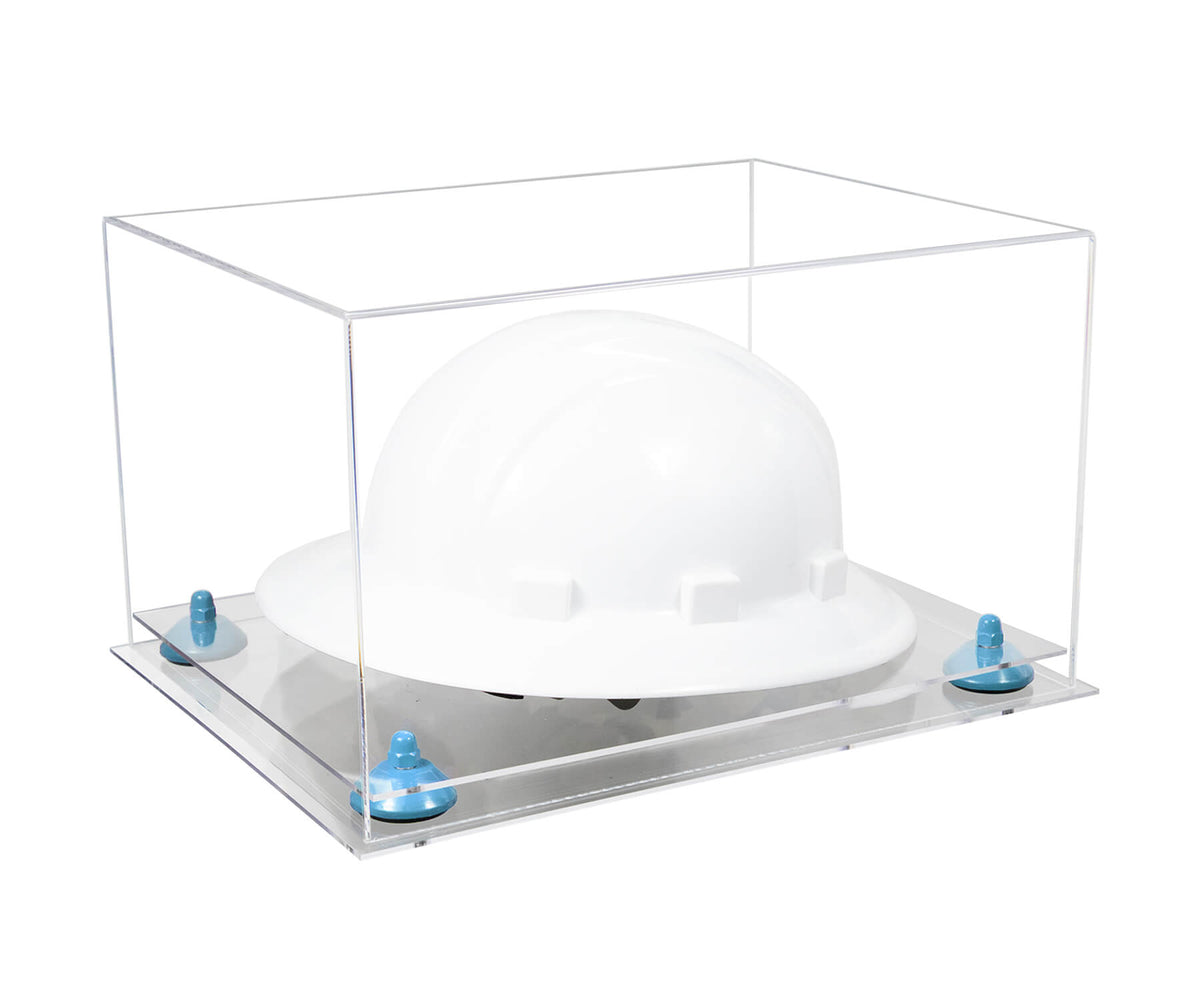 Clear Acrylic Large Helmet - Large Safety Helmet Display Case - Clear (A082/V13)