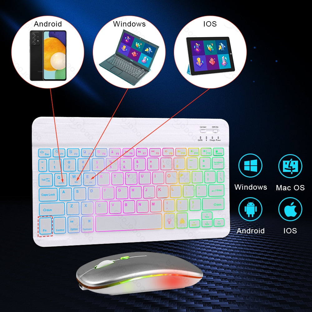 RGB Wireless Keyboard and Mouse