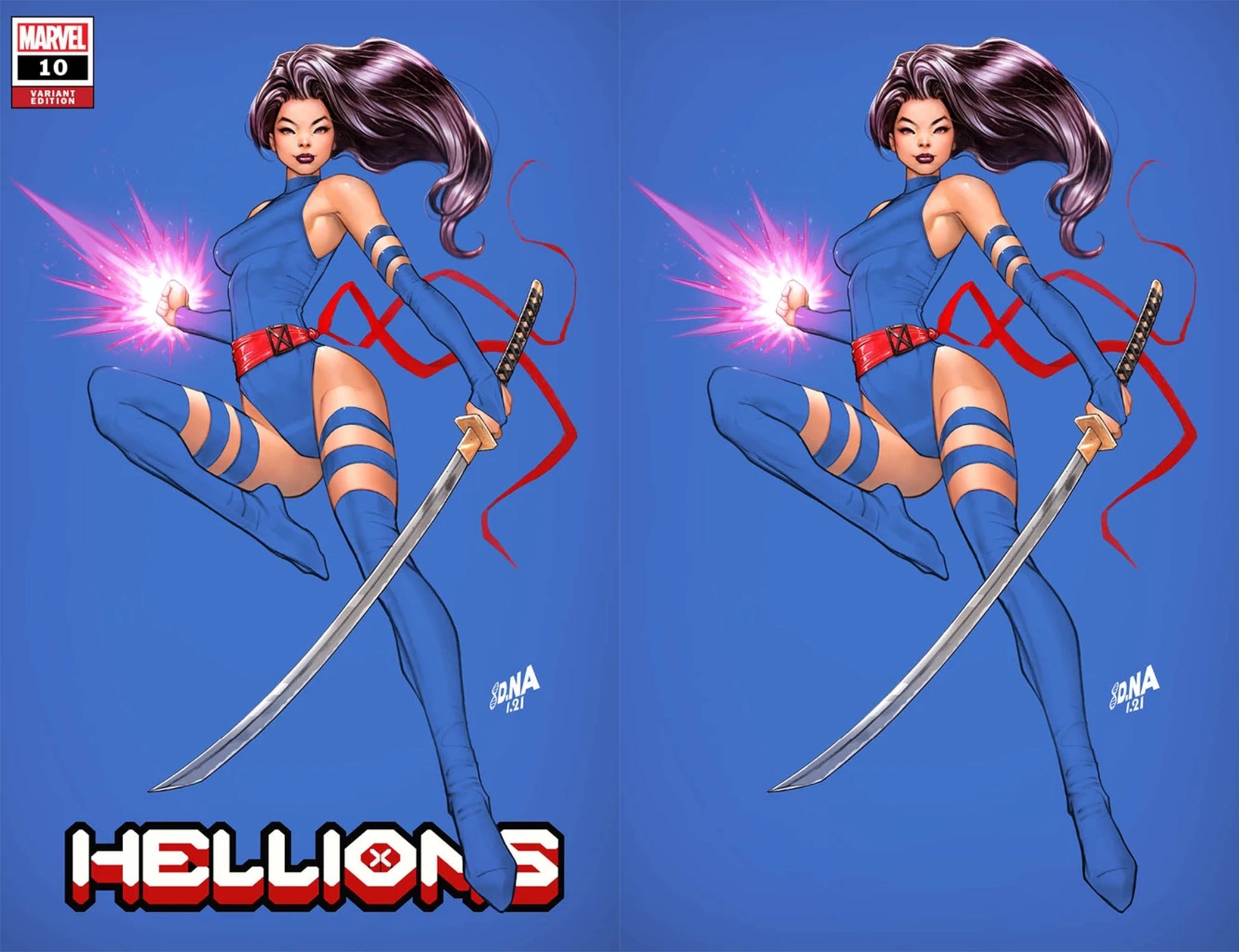 Hellions #10 David Nakayama Psylocke Variant (03/10/2021) Marvel