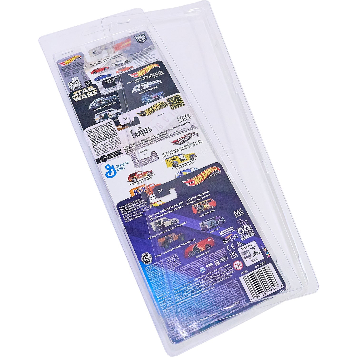 Platinum Protectors for 5-Pack of Hot Wheels Premium 5 Individual Cars