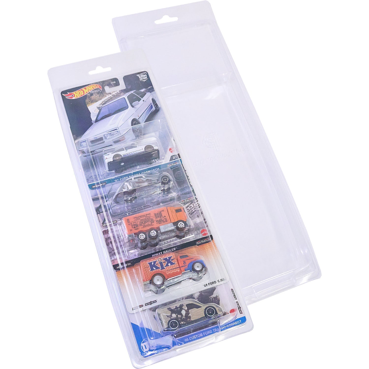 Platinum Protectors for 5-Pack of Hot Wheels Premium 5 Individual Cars