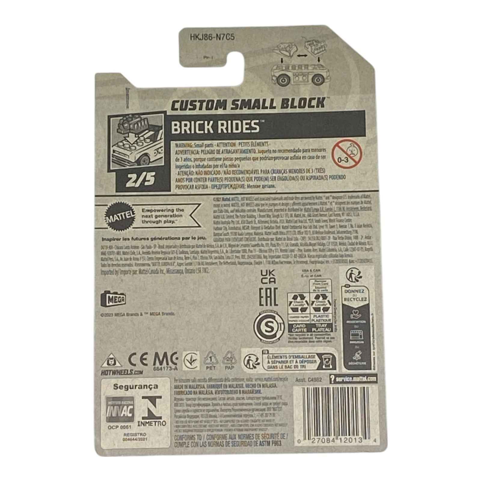 Hot Wheels Custom Small Block - Brick Rides Series 2/5