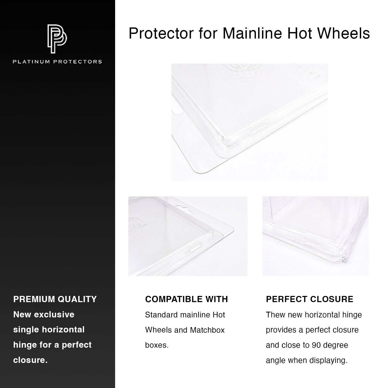 Platinum Protectors for Hot Wheels Mainline & Matchbox (with retail packaging)