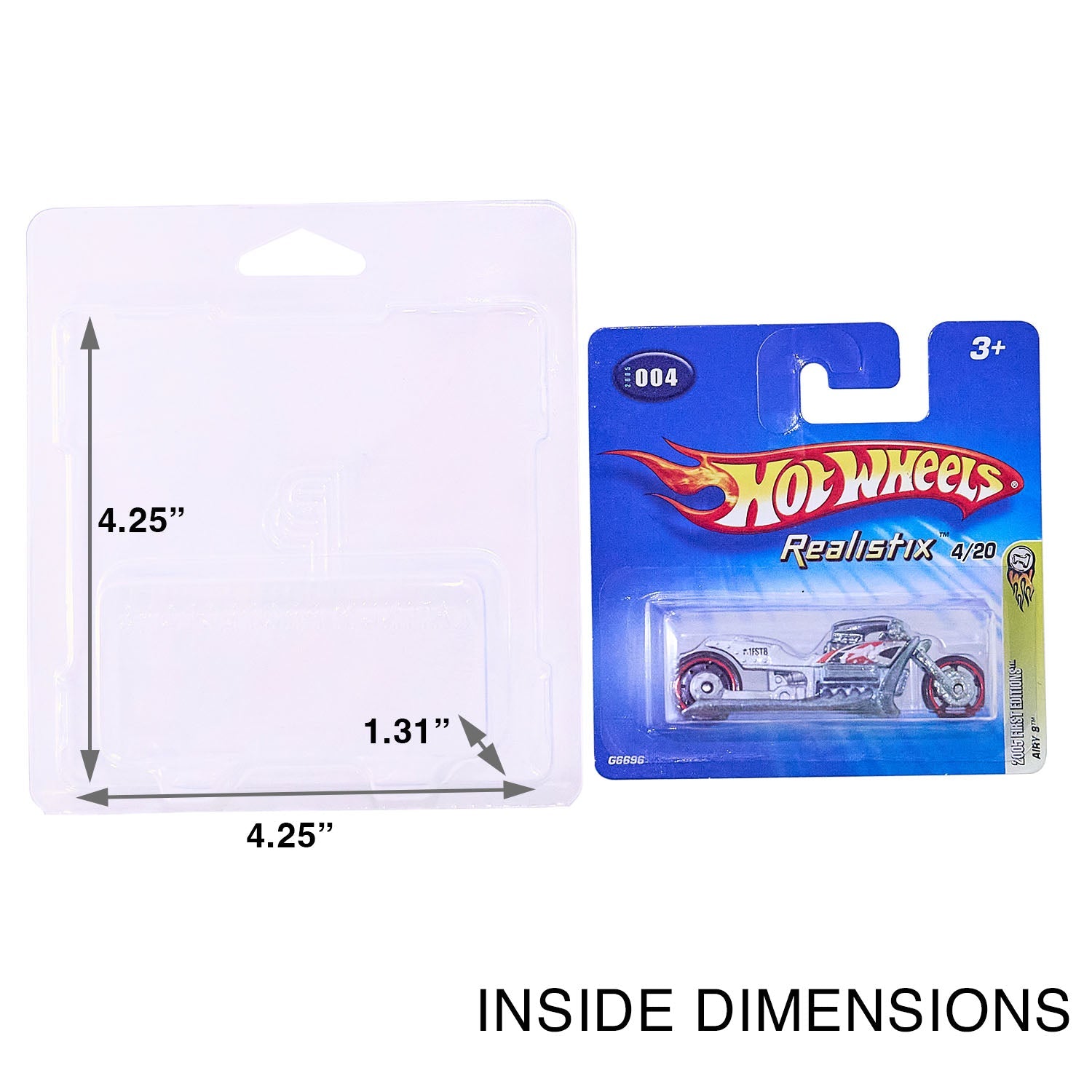 Platinum Protectors for Hot Wheels Short Card Mainline Die Cast Cars