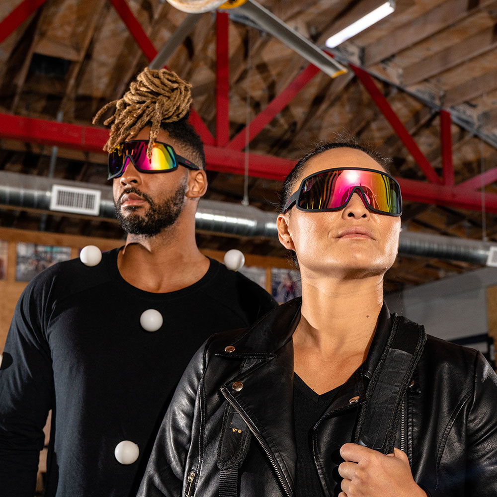 "I Do My Own Stunts” Wrap Gs Polarized Sunglasses