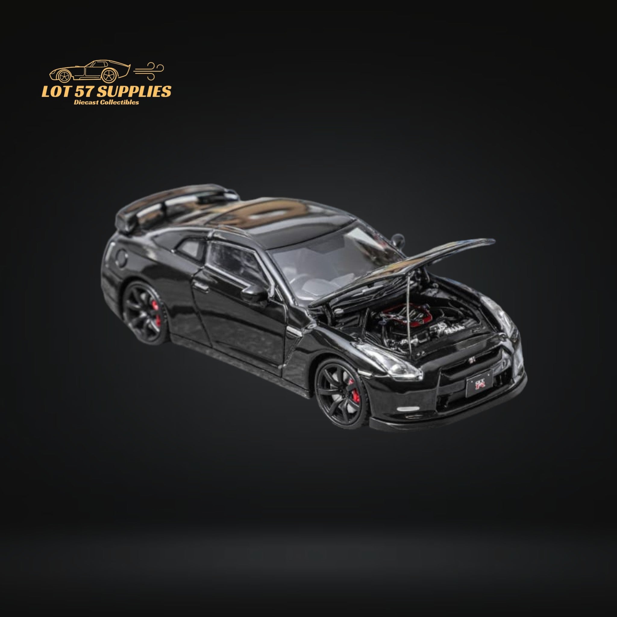 Focal Horizon Skyline GT-R R35 Black With Openable Hood 1:64