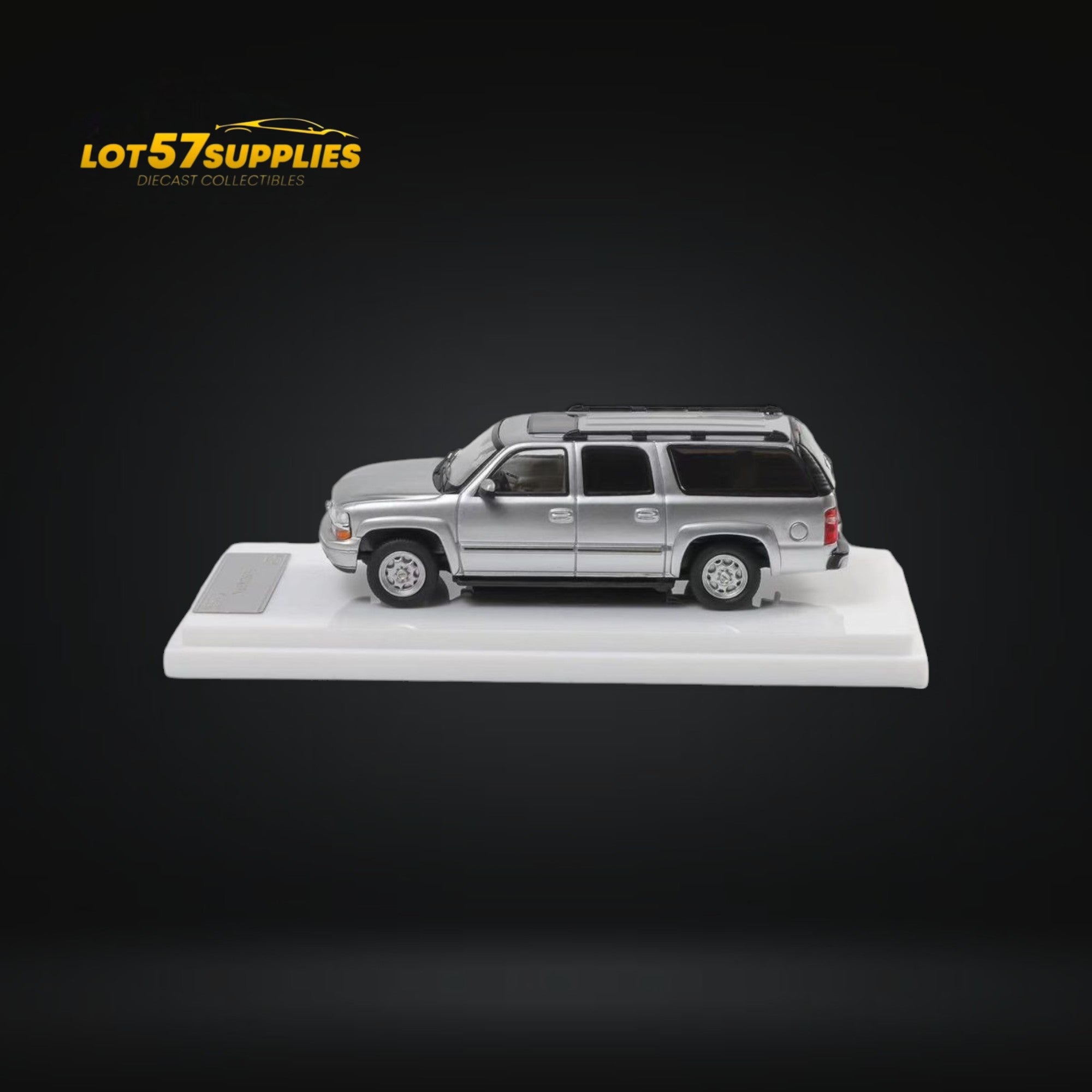MK Miniatures Chevrolet Suburban in Silver 1:64
