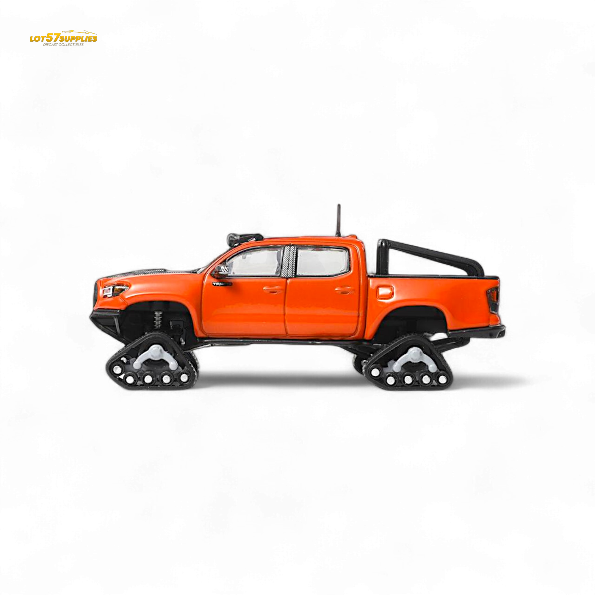 GCD Toyota TACOMA in Orange Red & 3PMSF Tires 1:64