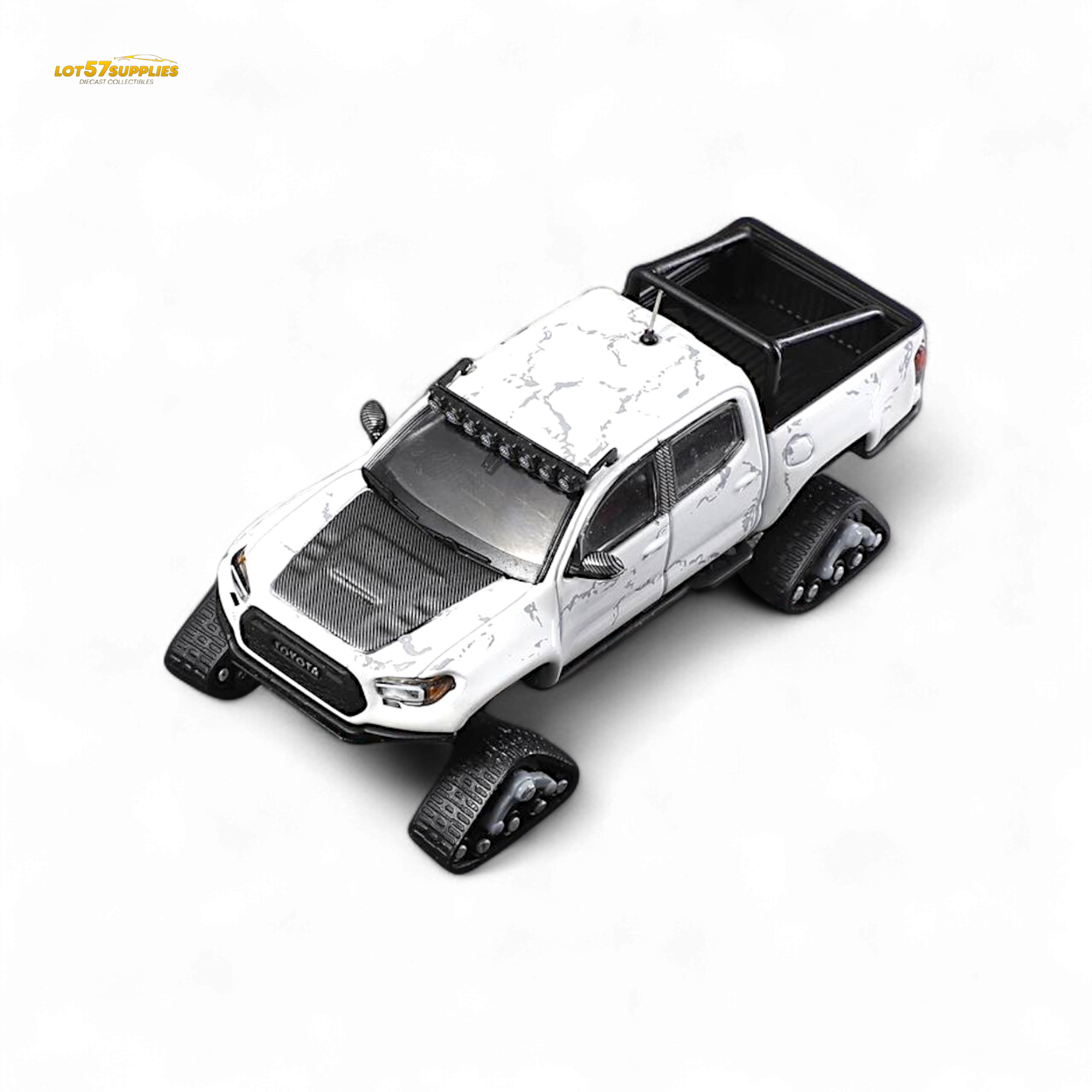 GCD Toyota Tacoma Snow Version White 1:64