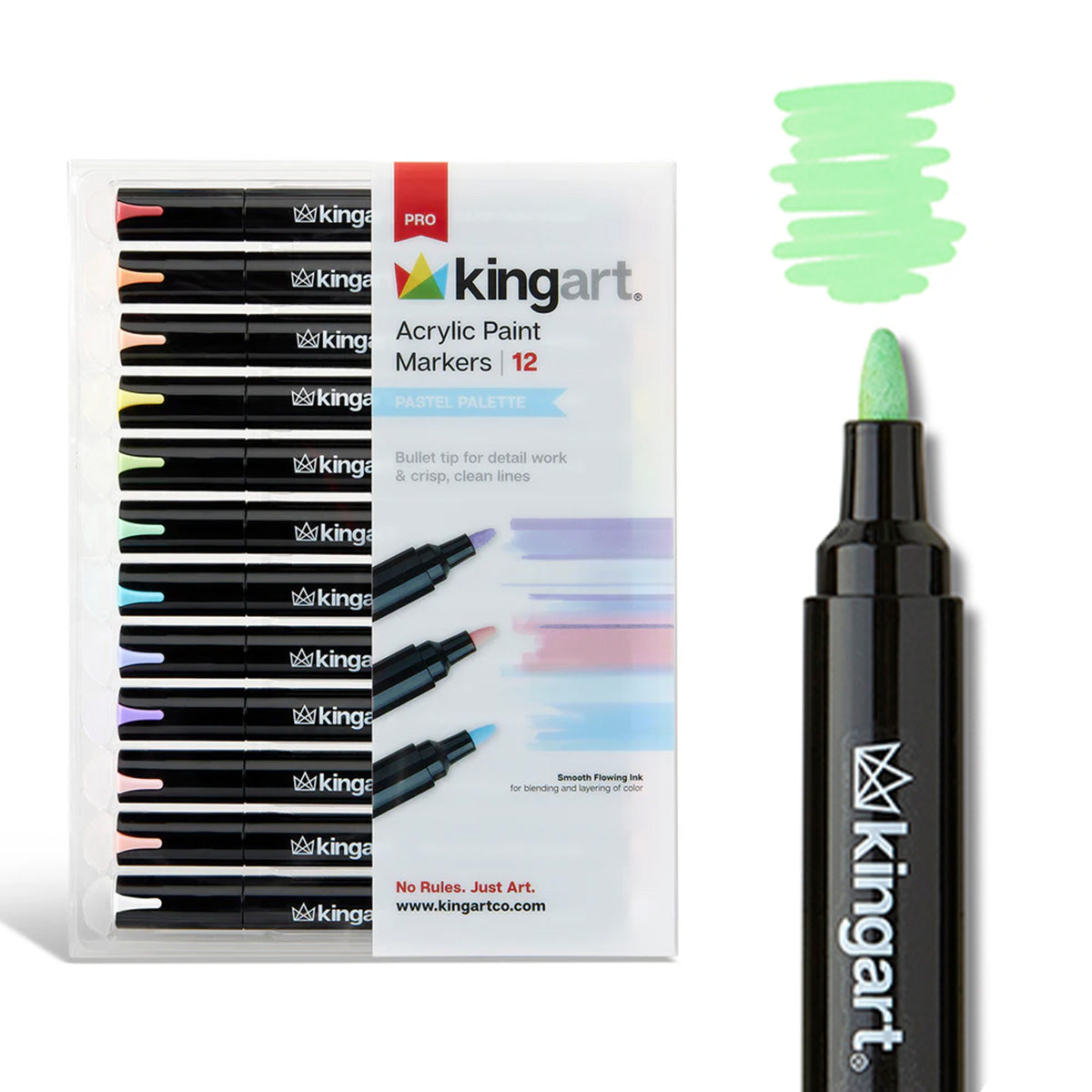 Acrylic Paint Markers 12 Pastel Colors