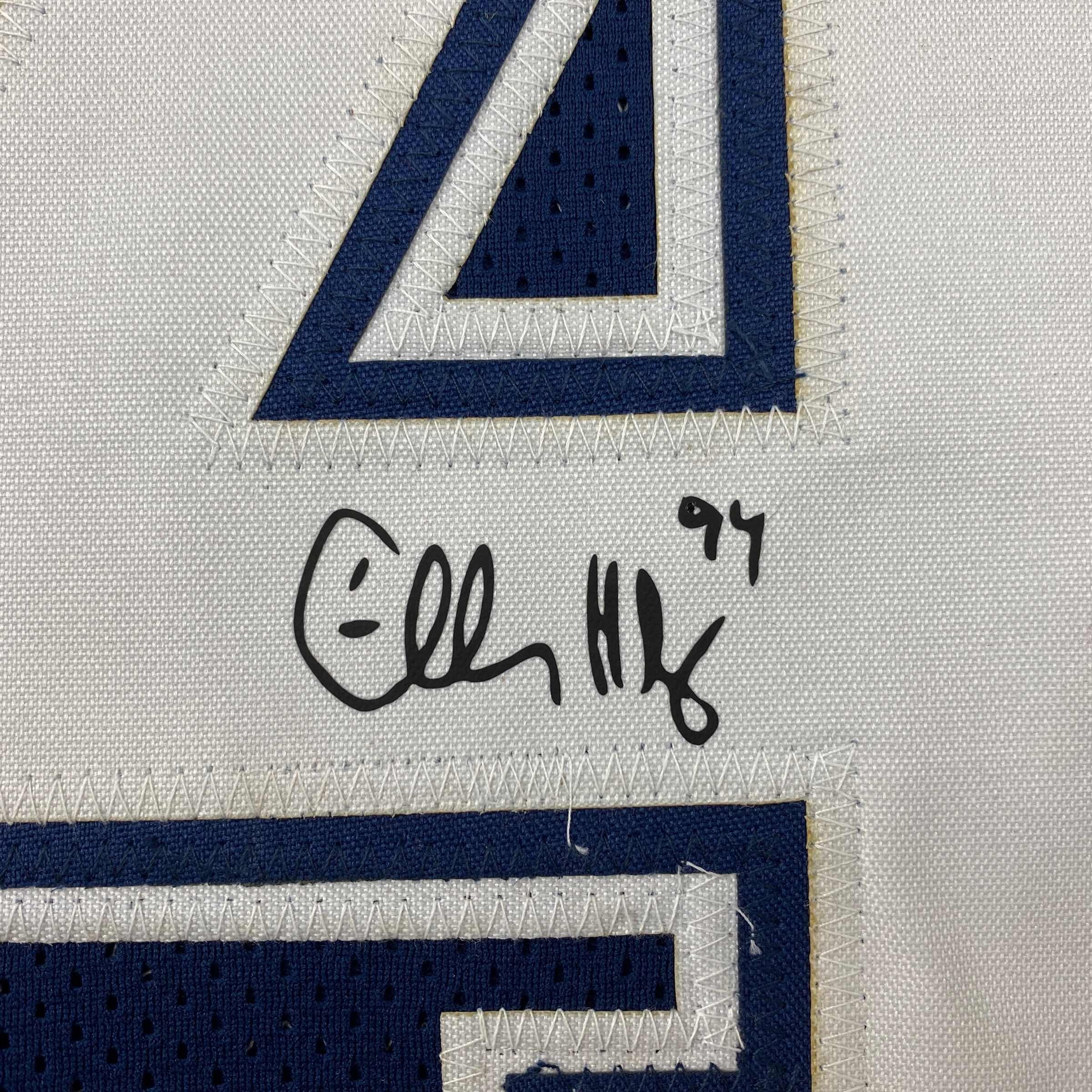 Facsimile Autographed Charles Haley Dallas Blue Reprint Laser Auto Football Jersey Size Men's XL