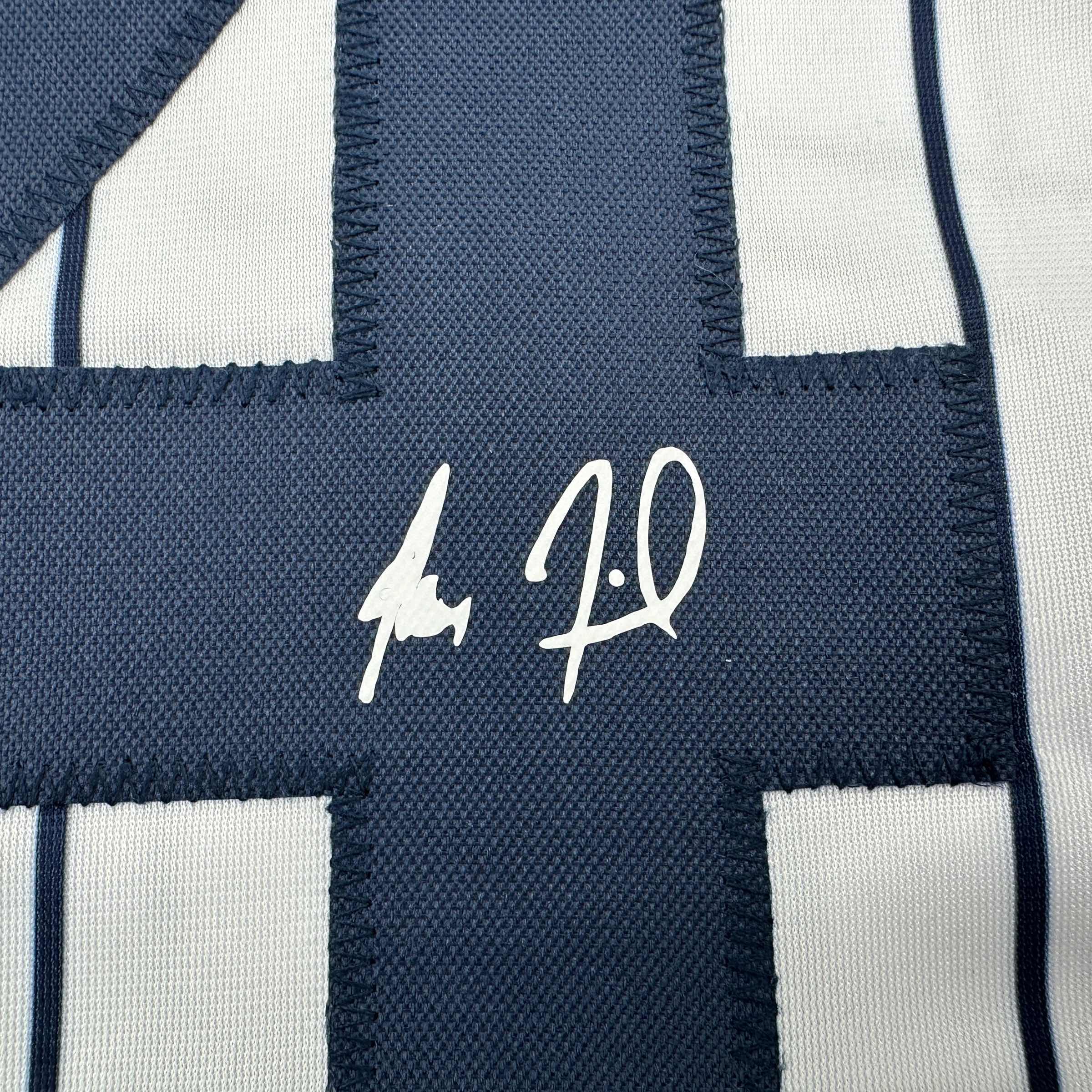 Facsimile Autographed Max Fried New York Pinstripe Reprint Laser Auto Baseball Jersey Size Men's XL
