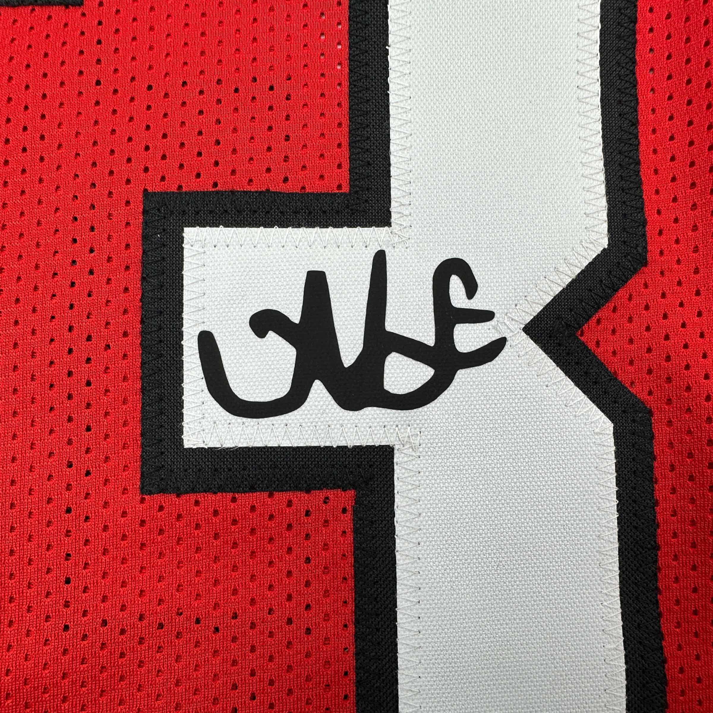 Facsimile Autographed Nate Frazier Georgia Red Reprint Laser Auto College Football Jersey Size Men's XL