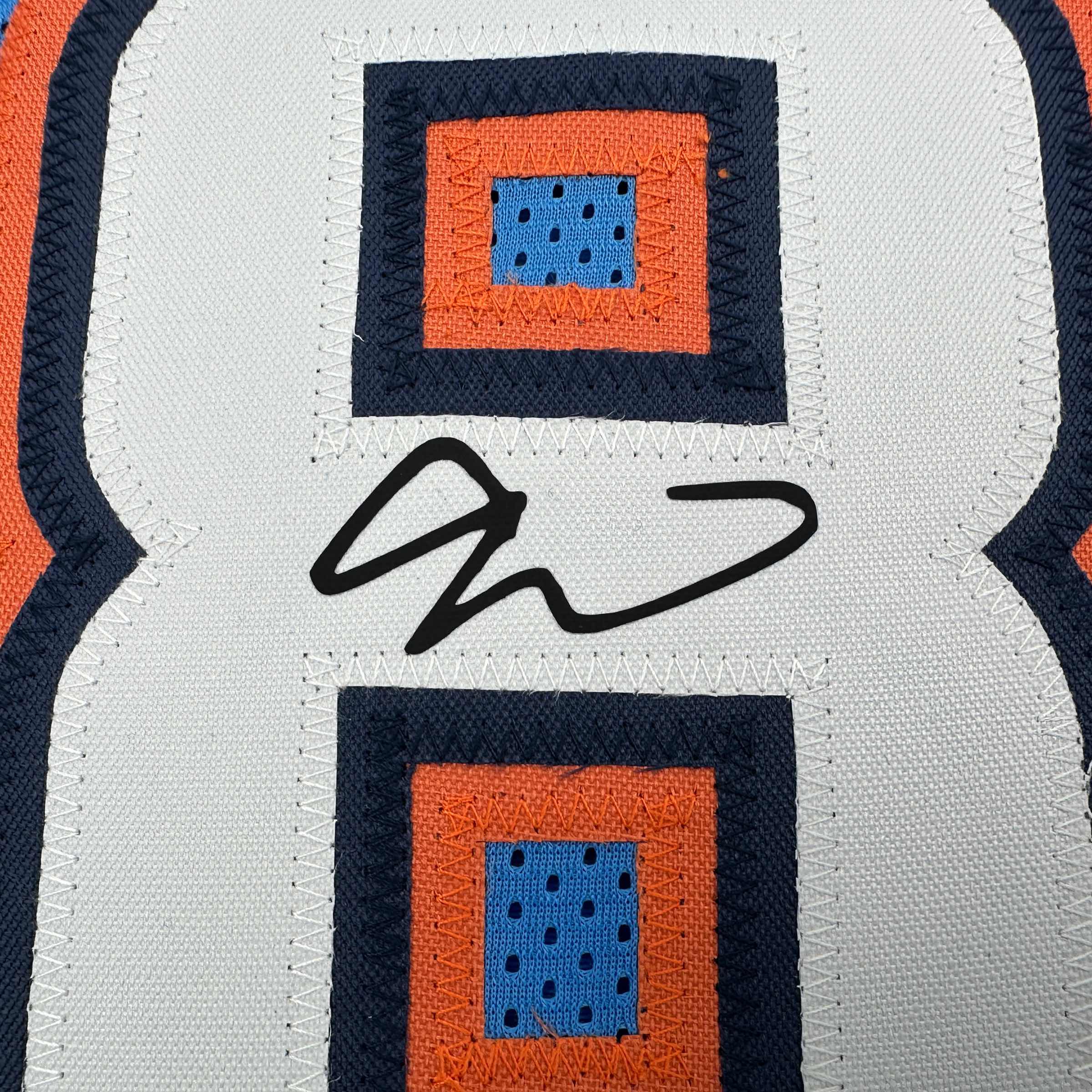 Facsimile Autographed Jalen Williams Oklahoma City Blue Reprint Laser Auto Basketball Jersey Size Men's XL
