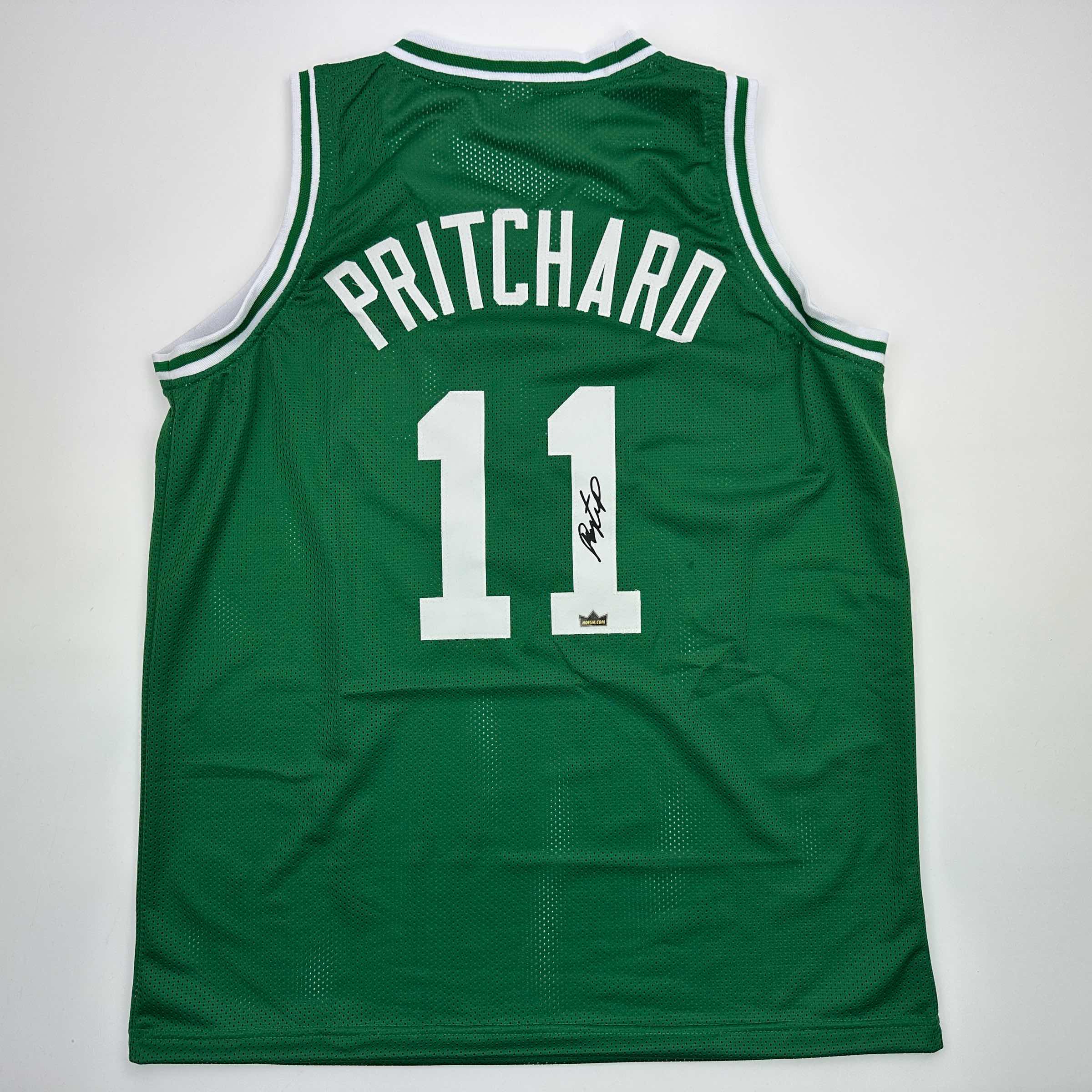 Facsimile Autographed Payton Pritchard Boston Green Reprint Laser Auto Basketball Jersey Size Men's XL