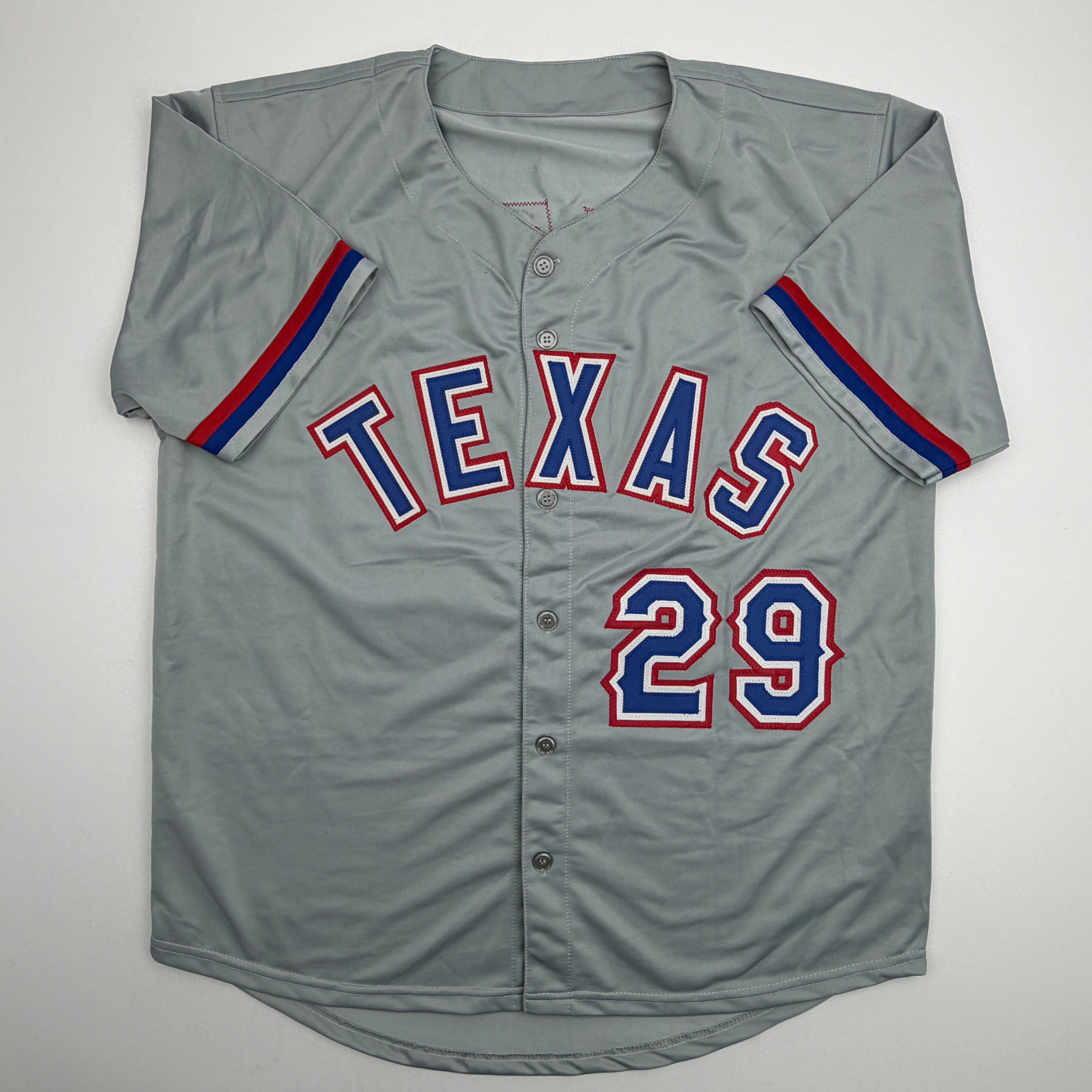 Autographed/Signed Adrian Beltre Texas Grey Baseball Jersey JSA COA