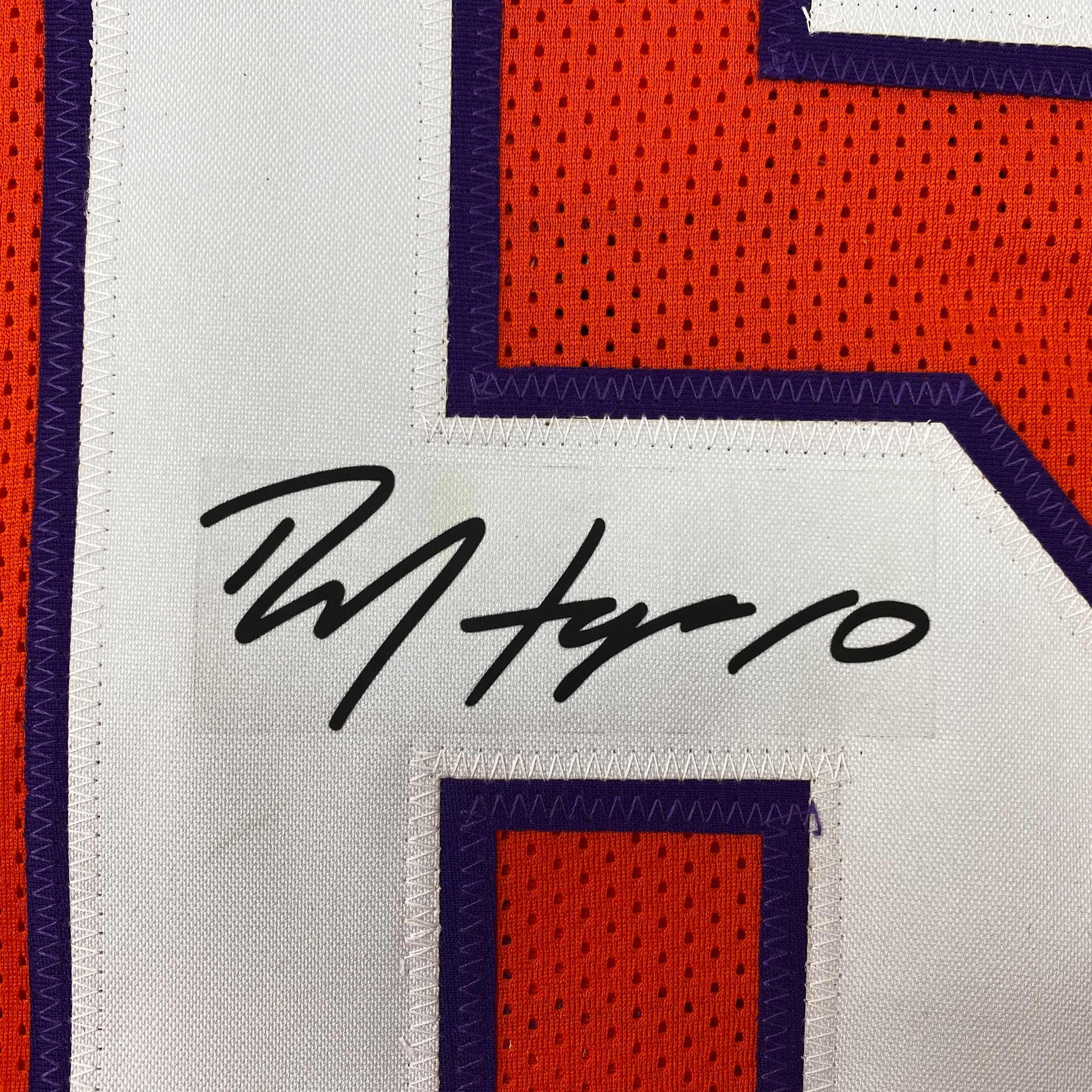Facsimile Autographed DeAndre Hopkins Clemson Orange Reprint Laser Auto College Football Jersey Size Men's XL