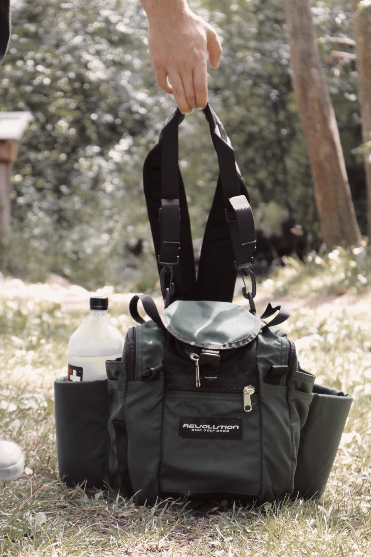 Revolution Mini Deluxe V3 Disc Golf Bag - Crimson