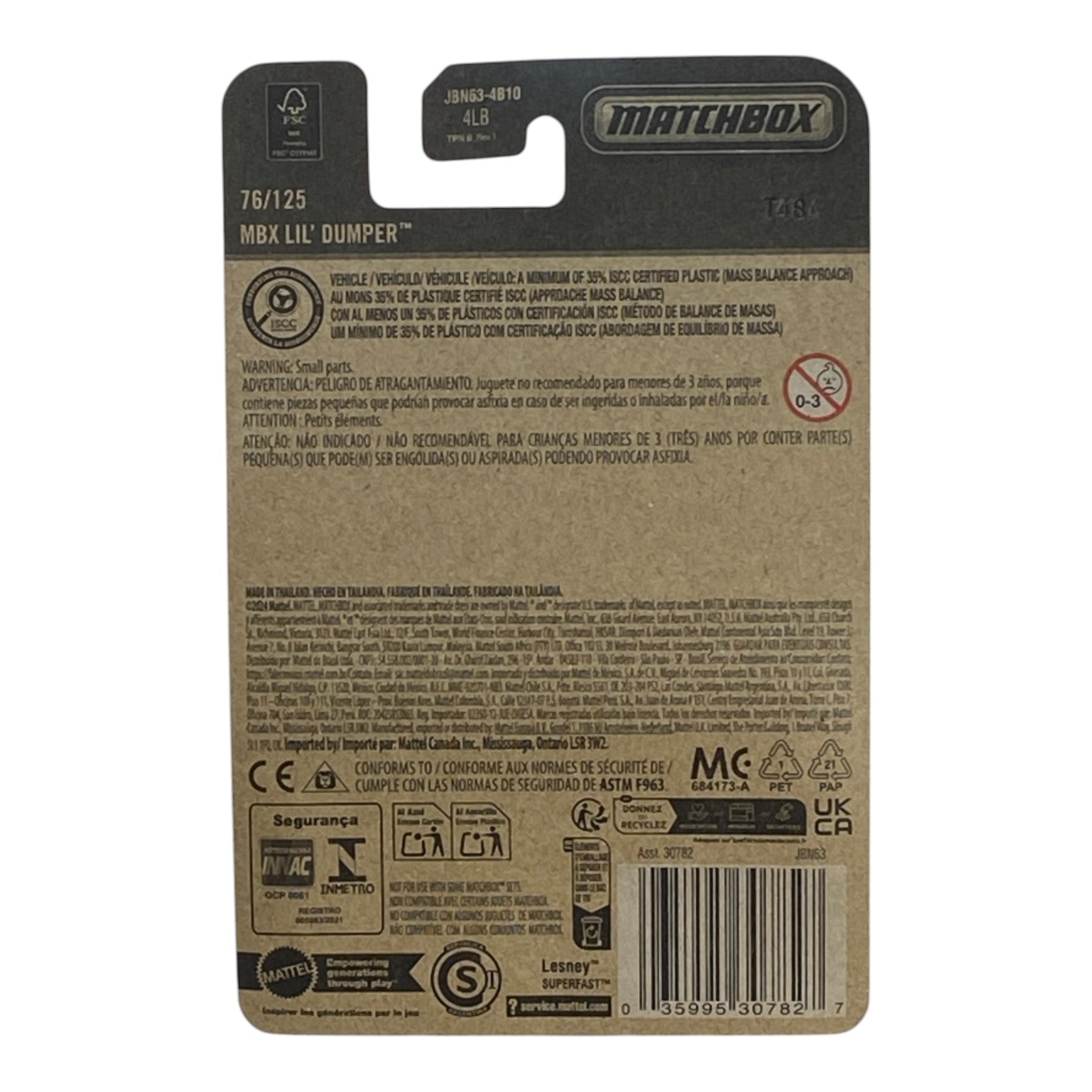 Matchbox MBX Lil' Dumper - 2025 Matchbox Series 76/125