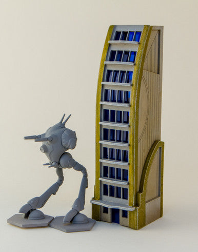 6mm Ultra Modern / Future City Building 285CSS050-5