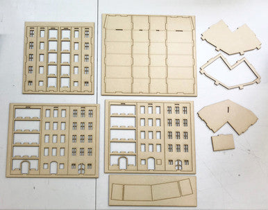 28mm Corner Building - 28MMDF525