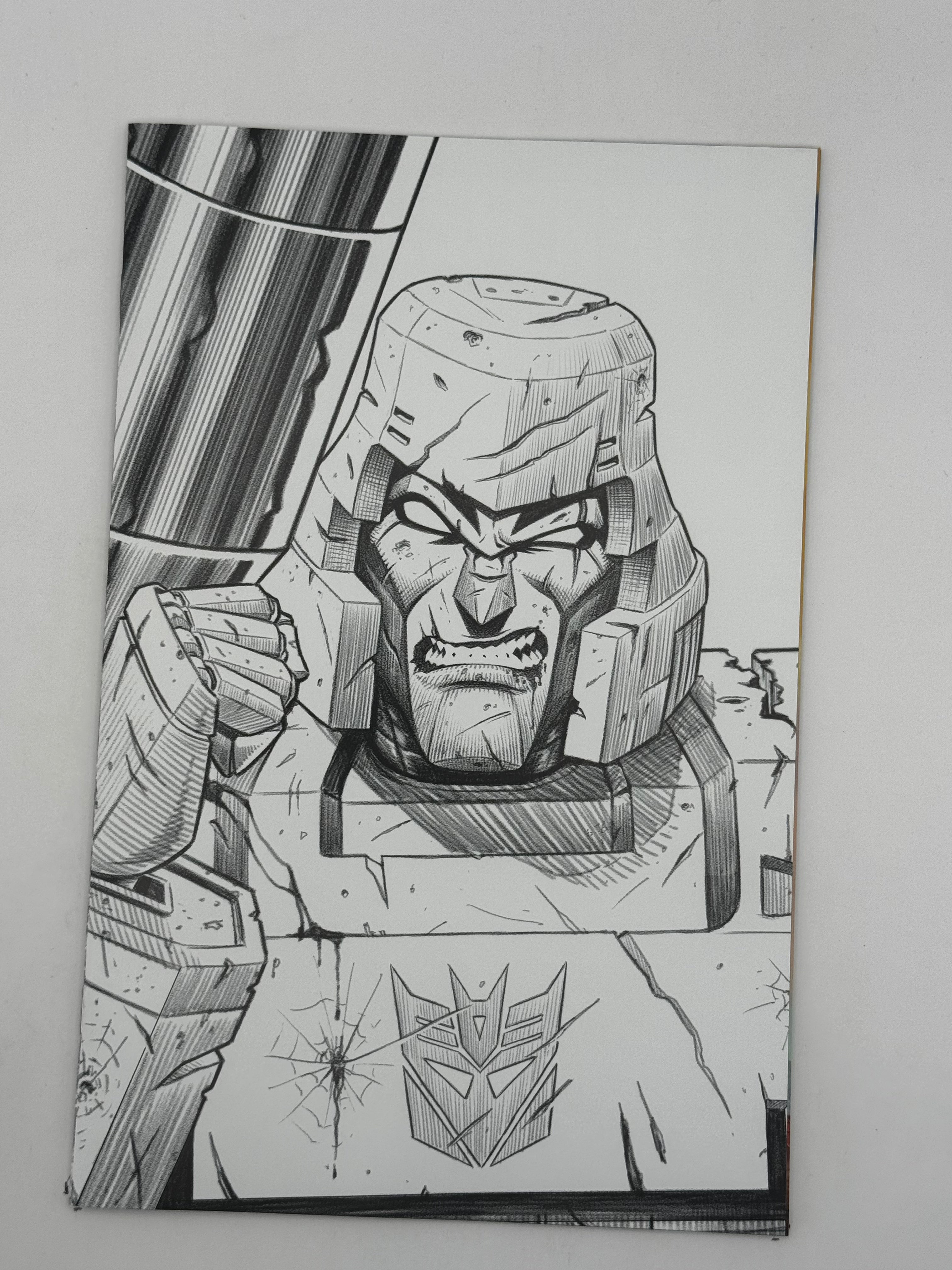 TRANSFORMERS #25 Pete Carroll MEGATRON Blind Bag SKETCH Var ebay